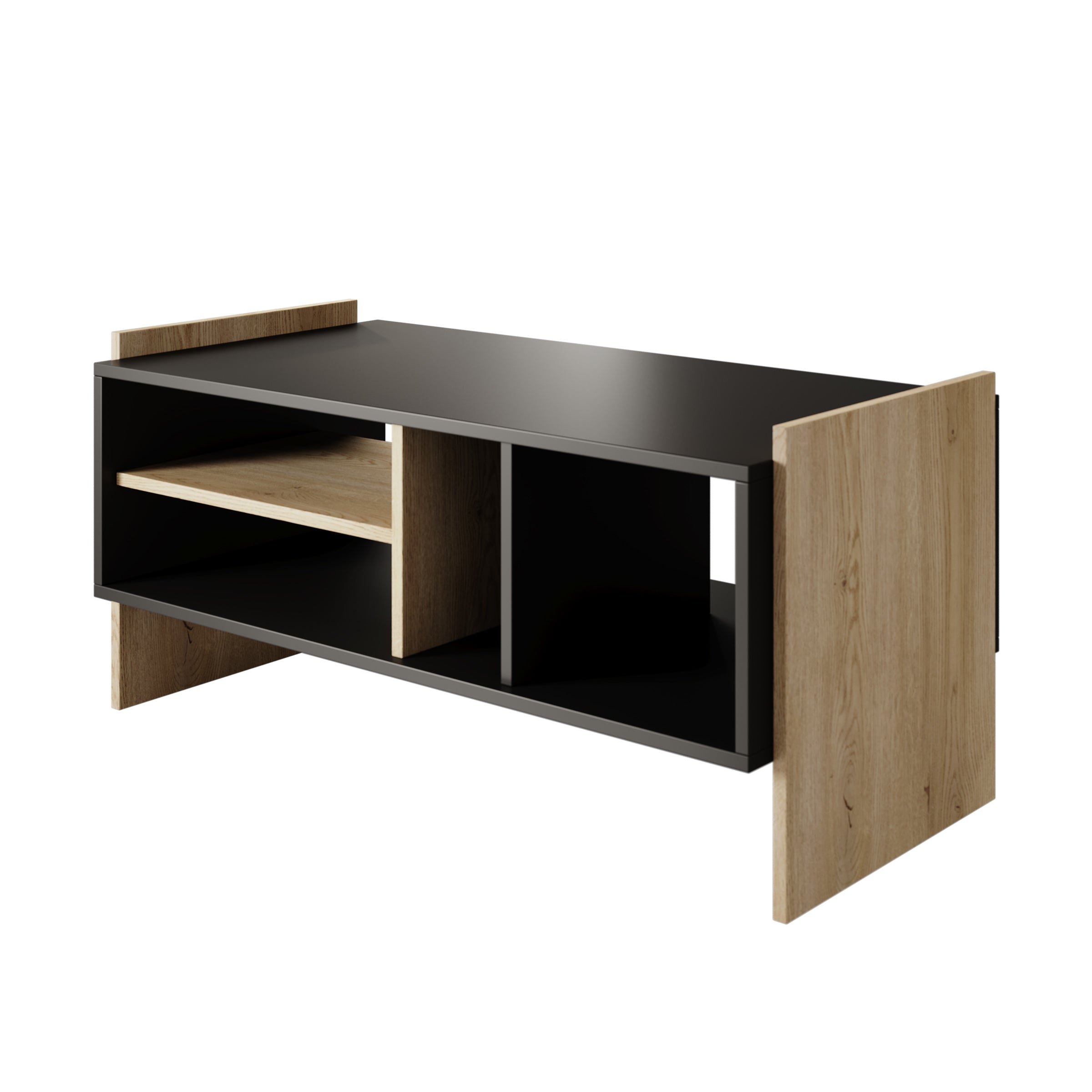 Benz - Salontafel - Zwart - 100x50x47 cm
