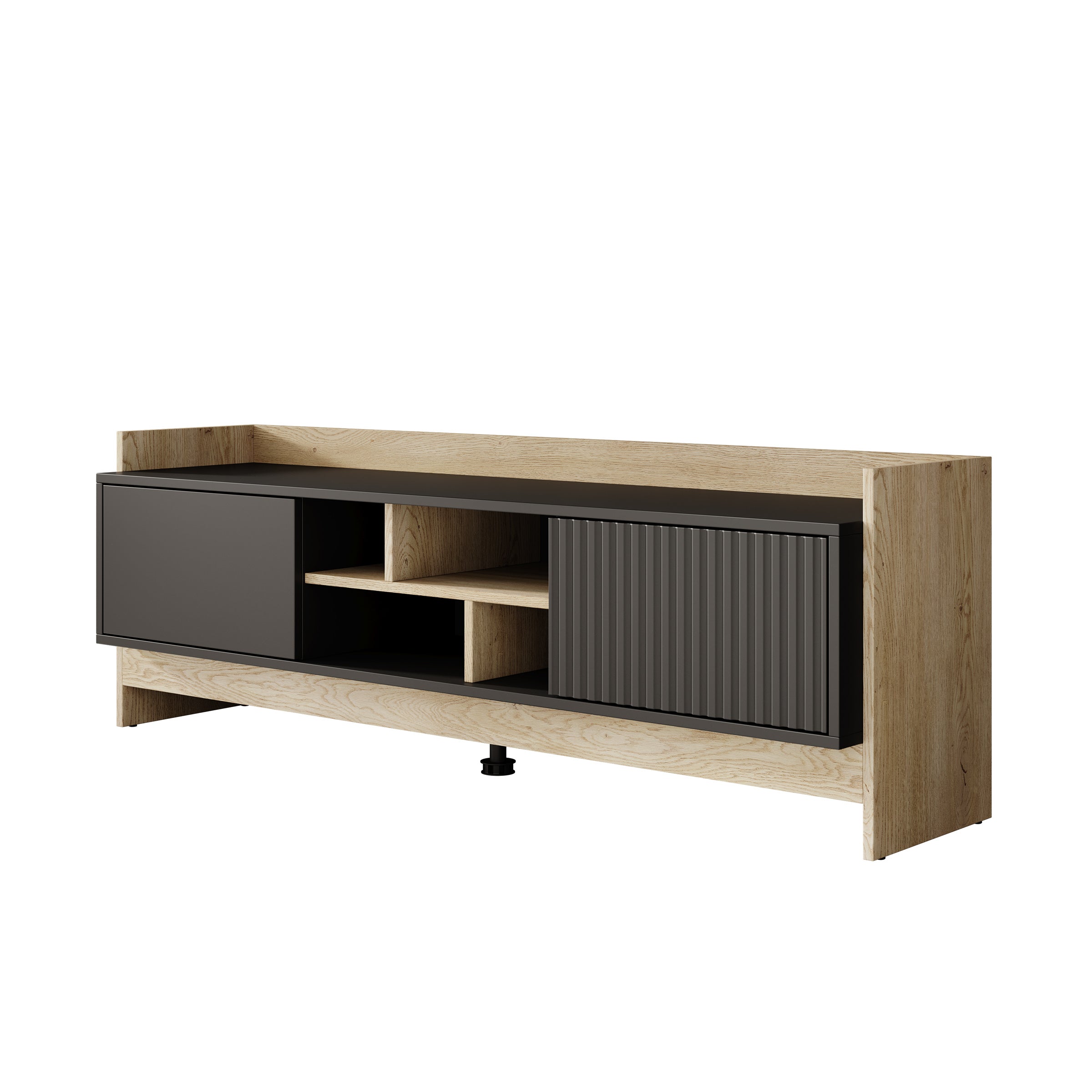 Benz - TV-Meubel - Zwart - 150x38x51 cm