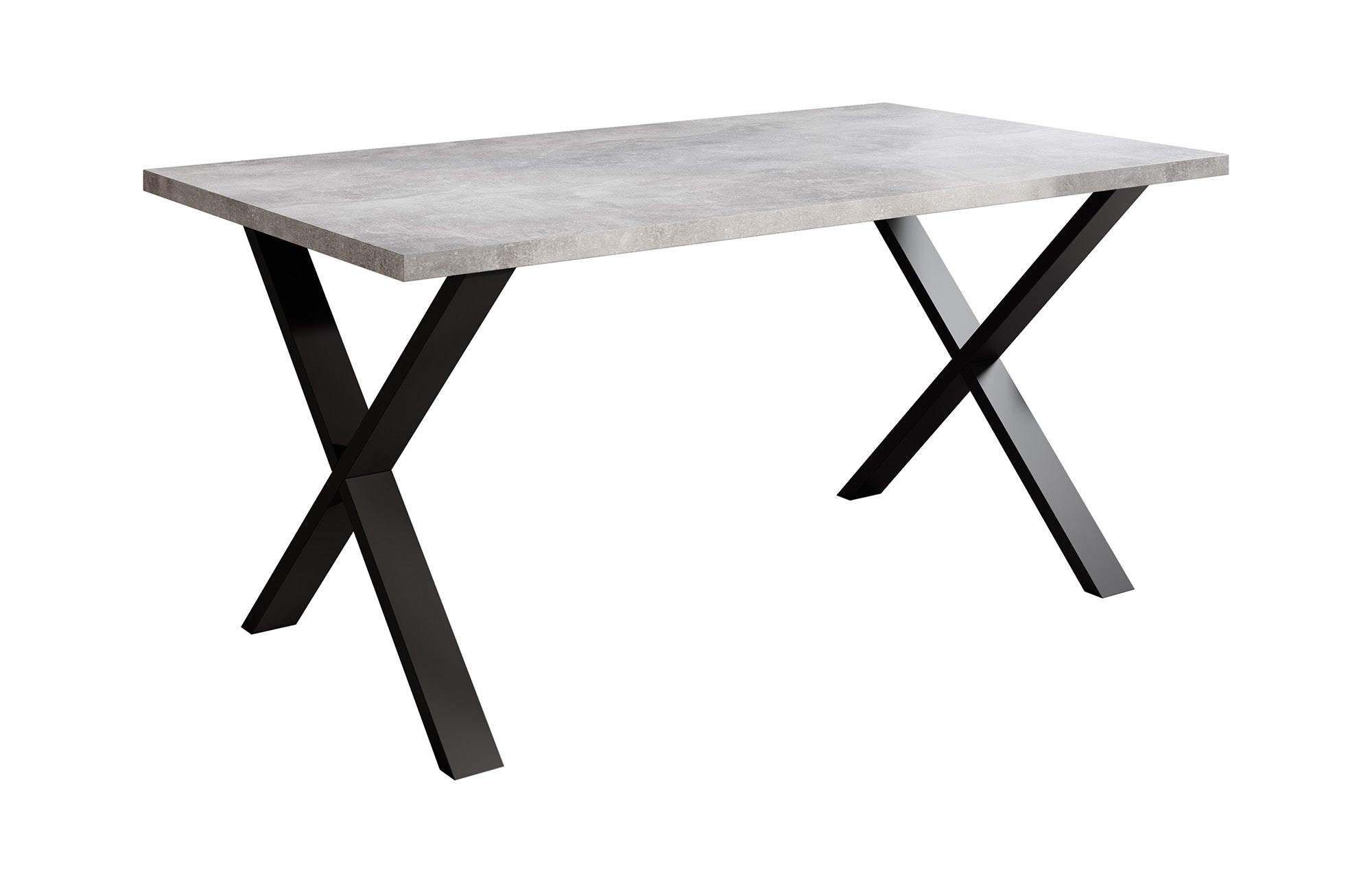 Berry - Eetkamertafel - Betonlook - 160x90x76 cm