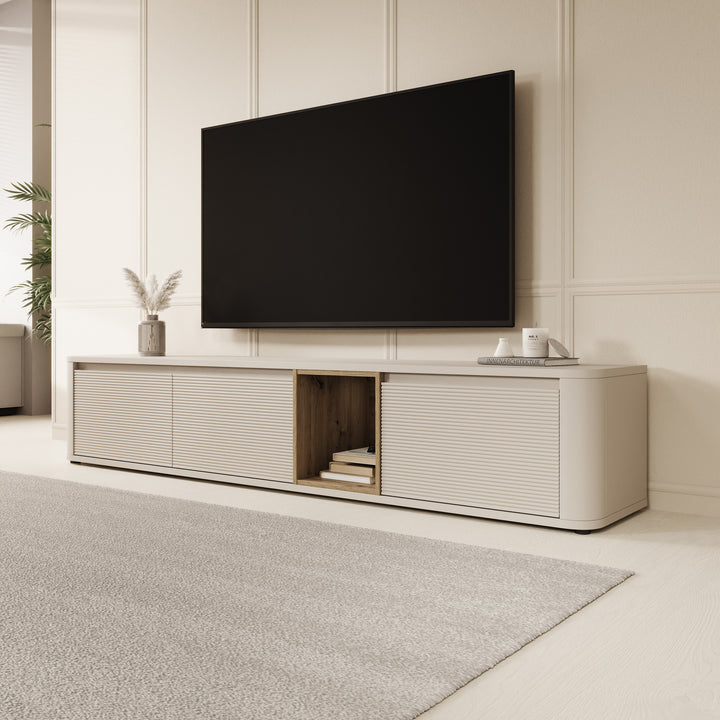 Bijou - TV-Meubel - Beige - 215x41x42 cm