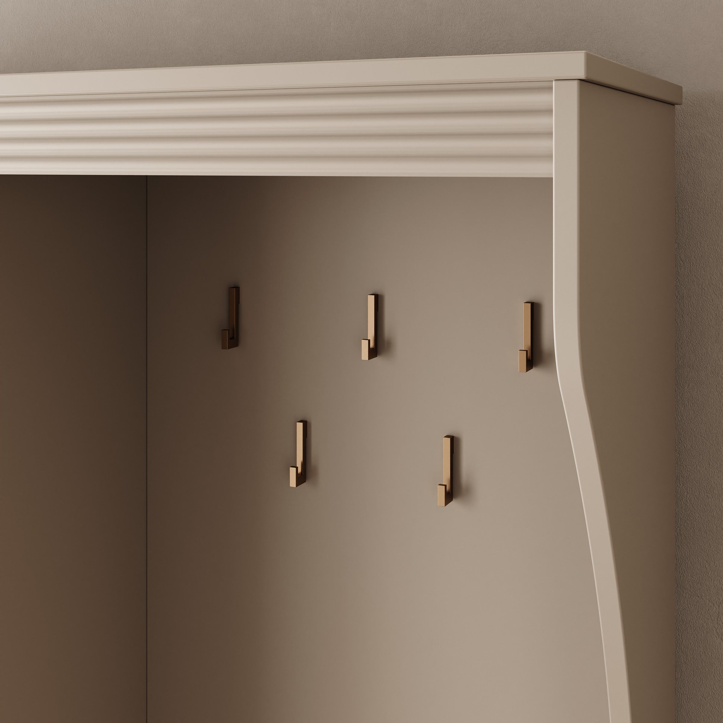 Boka - Halkast - Beige - 100x41x193 cm