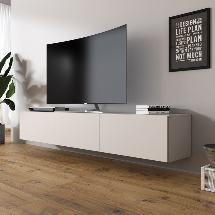 Bonzo - TV-Meubel - Beige - 180x33x30 cm