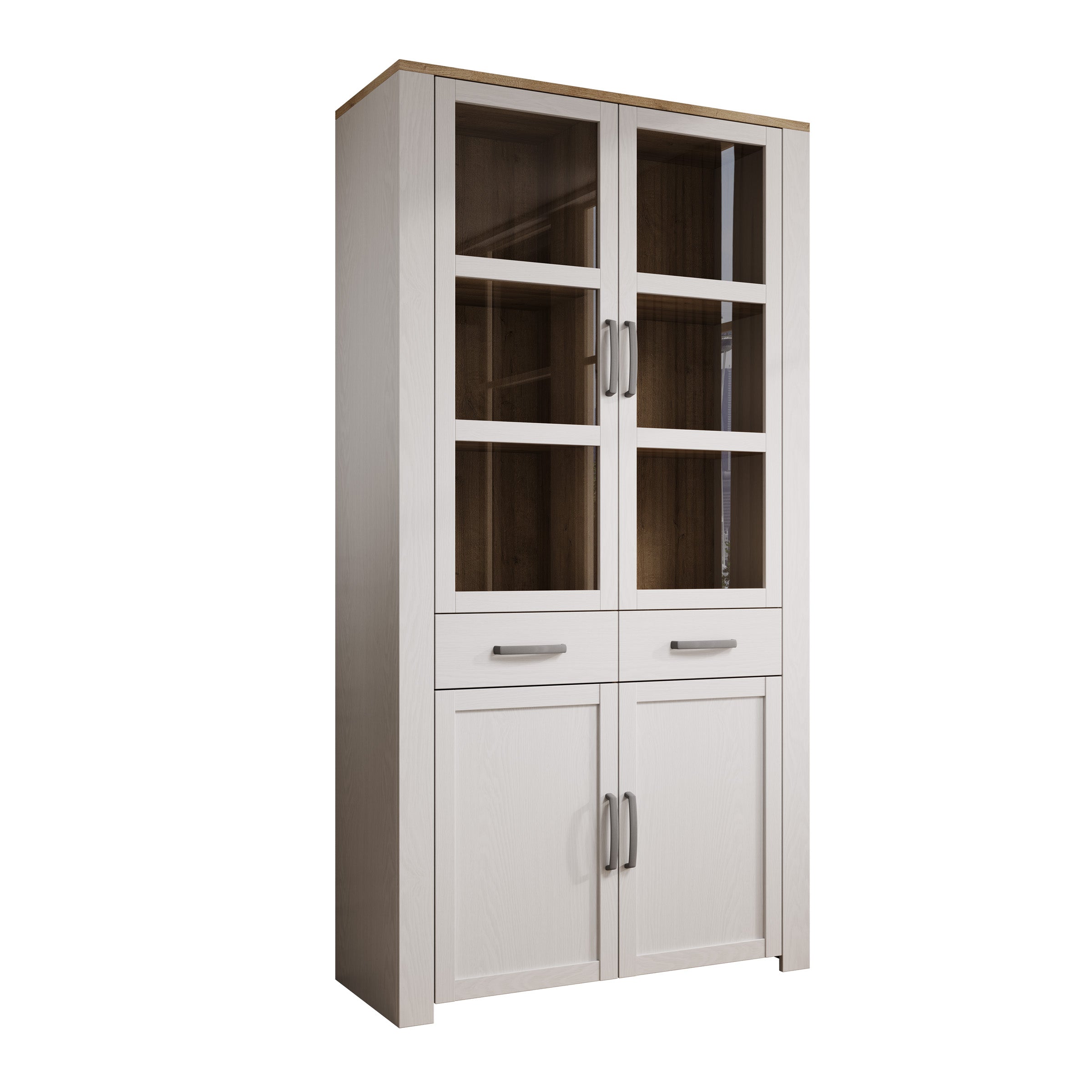 Borello - Buffetkast - Wit - 106x42x205 cm