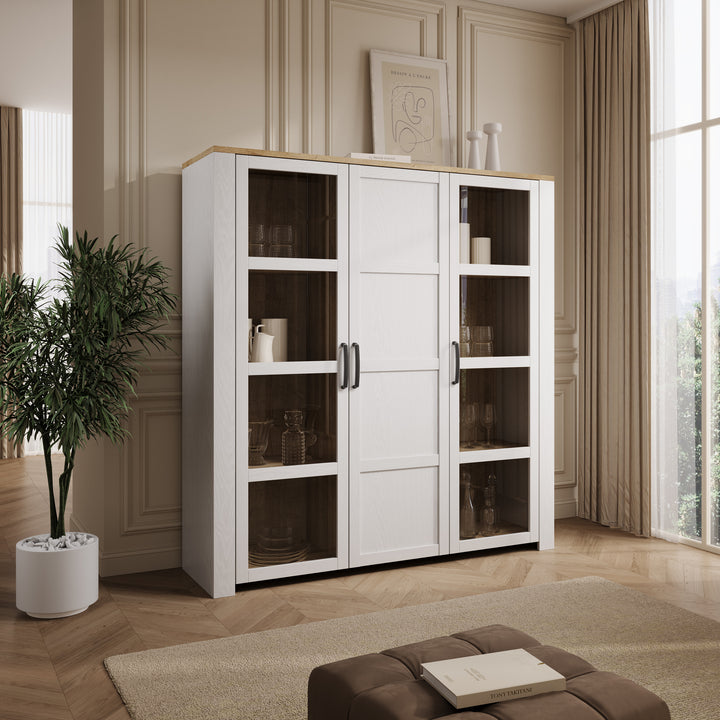 Borello - Buffetkast - Wit - 151x42x161 cm