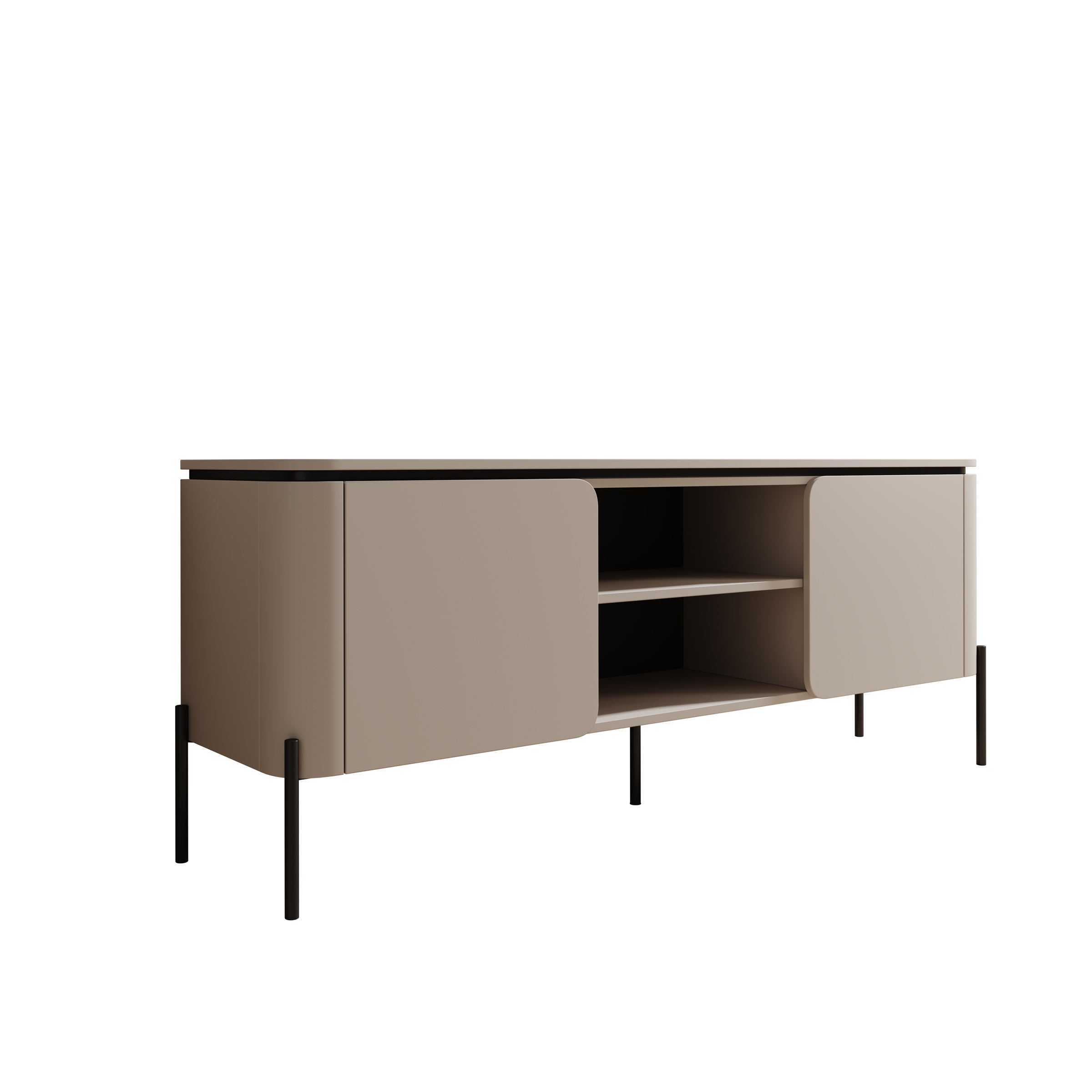 Breva - TV-Meubel - Beige - 163x40x65 cm