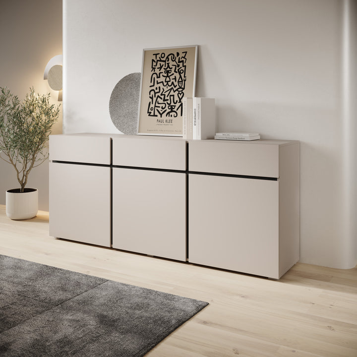 Cainan - Dressoir - Beige - 180x40x78 cm