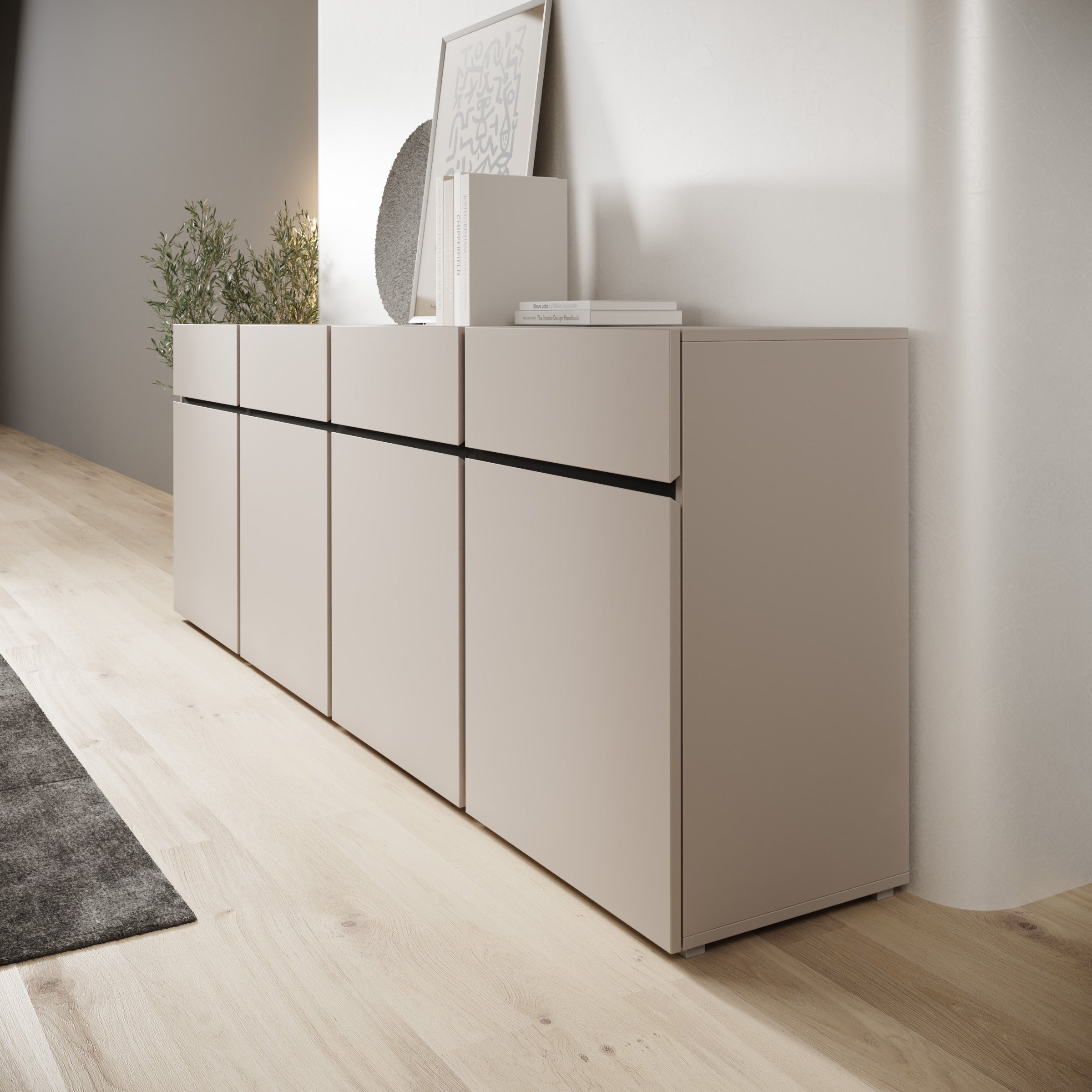 Cainan - Dressor - Beige - 225x40x78 cm