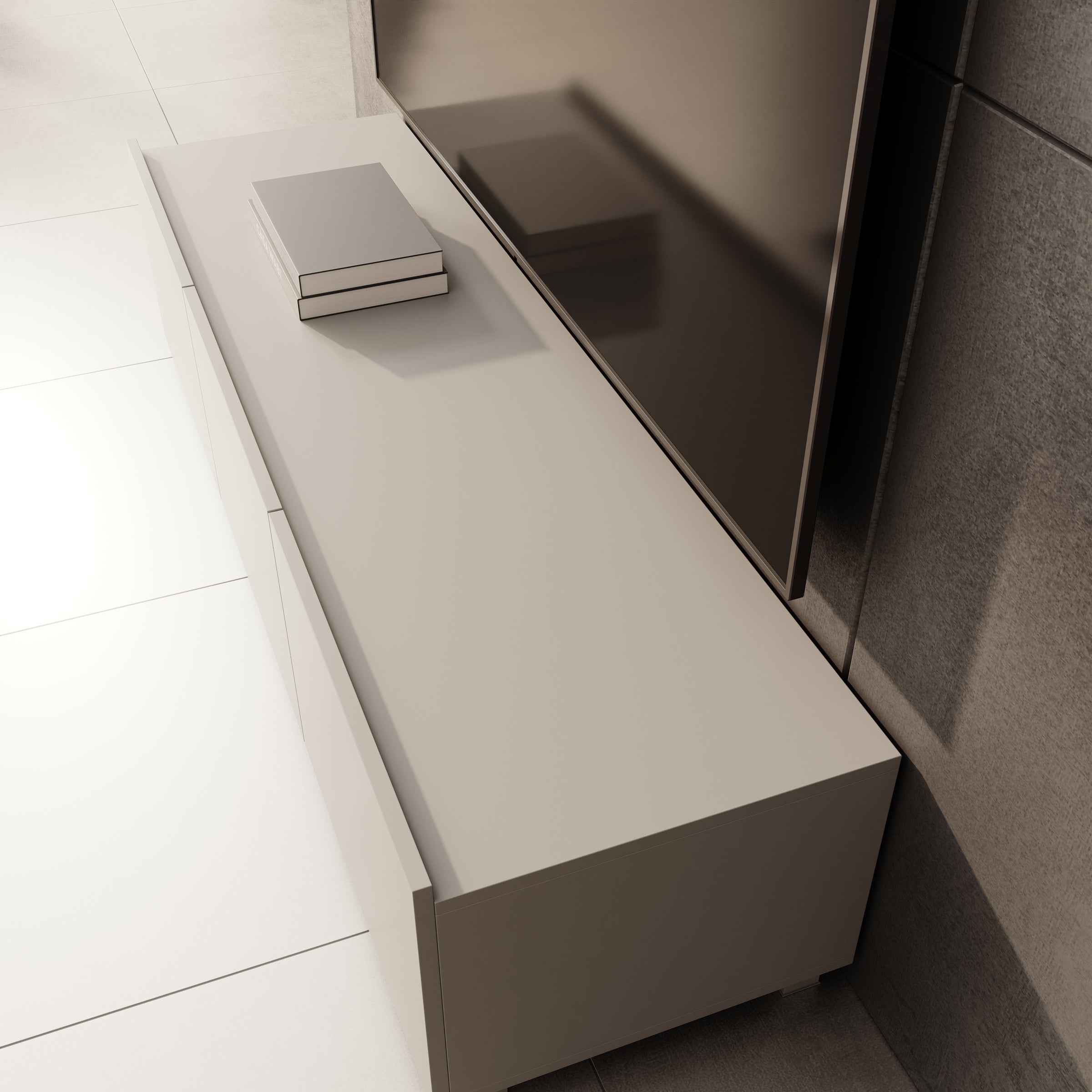 Calabas - TV-Meubel - Beige - 150x43x37 cm