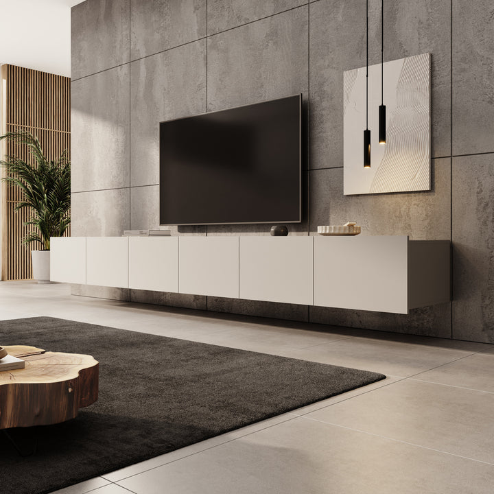 Calabas - TV-Meubel - Beige - 300x43x37 cm