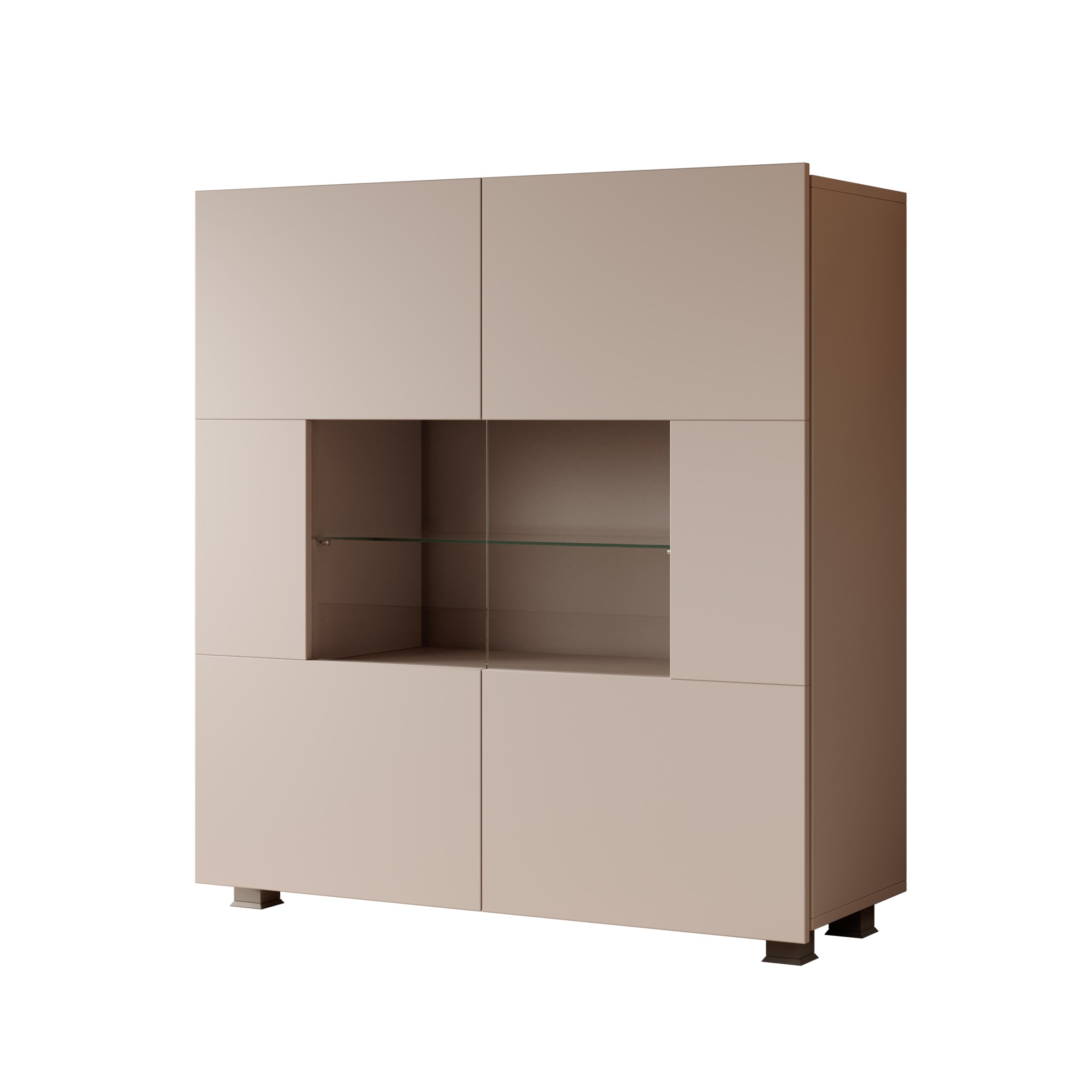 Calgary - Dressoir - Beige - 100x35x107 cm