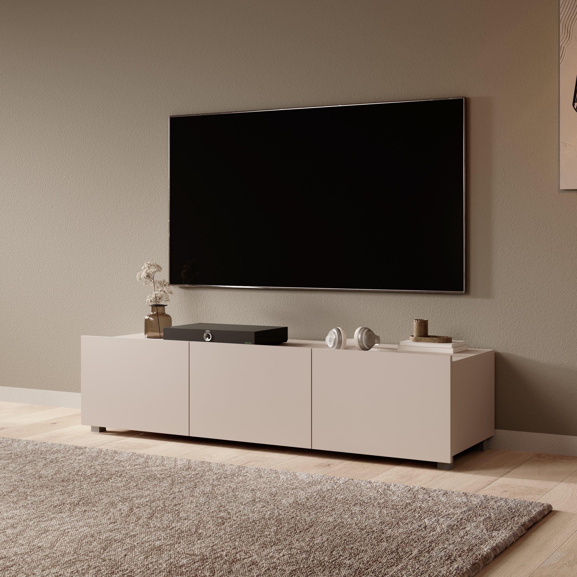 Calgary - TV-Meubel met 3 deuren - Beige - 150 cm