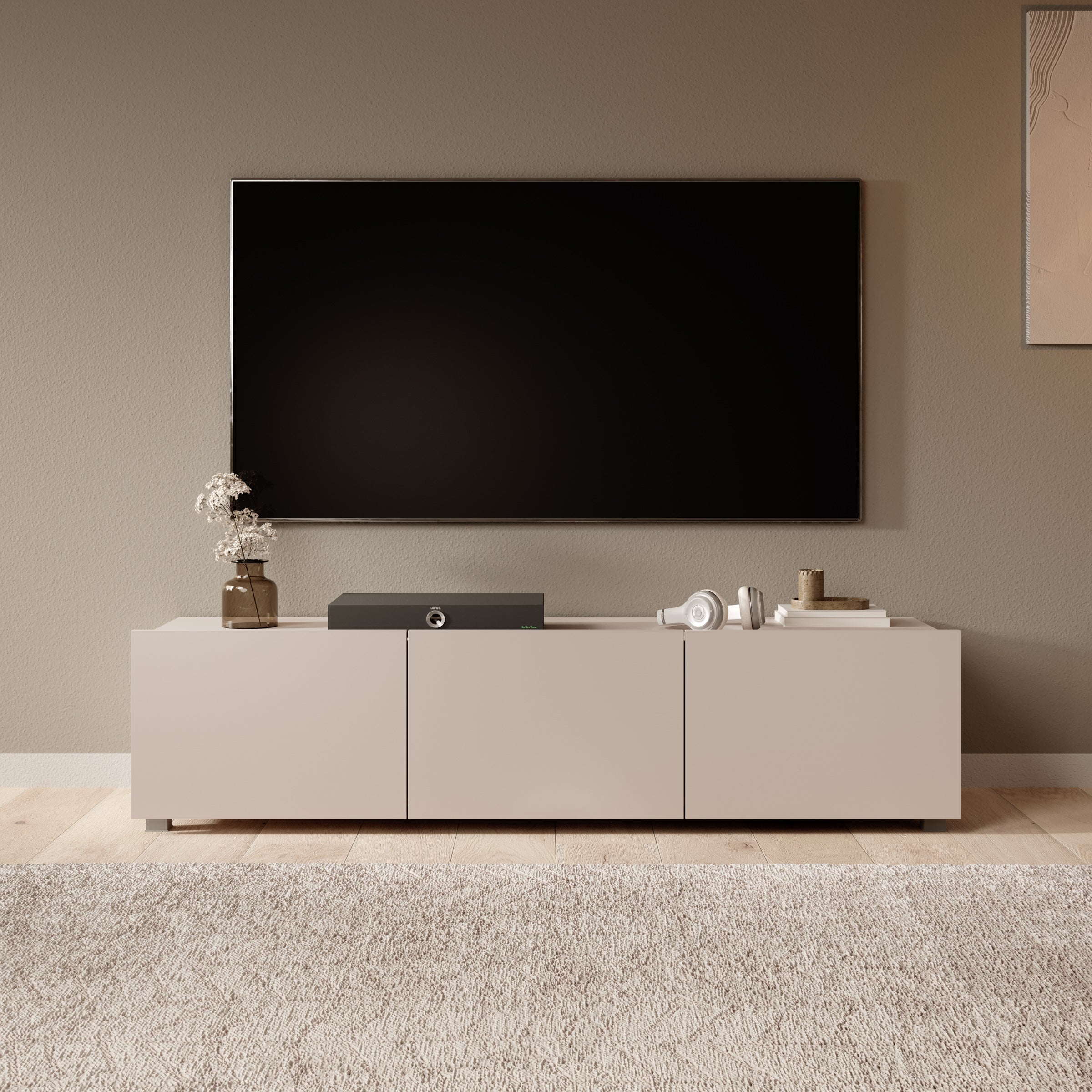 Calgary - TV-Meubel met 3 deuren - Beige - 150 cm
