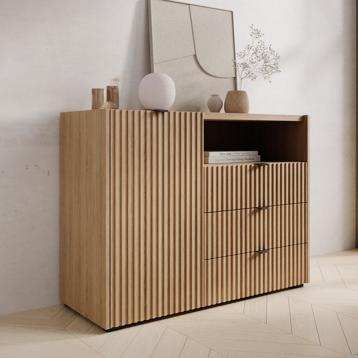 Callahan - Dressoir - Eiken - 106x40x80 cm