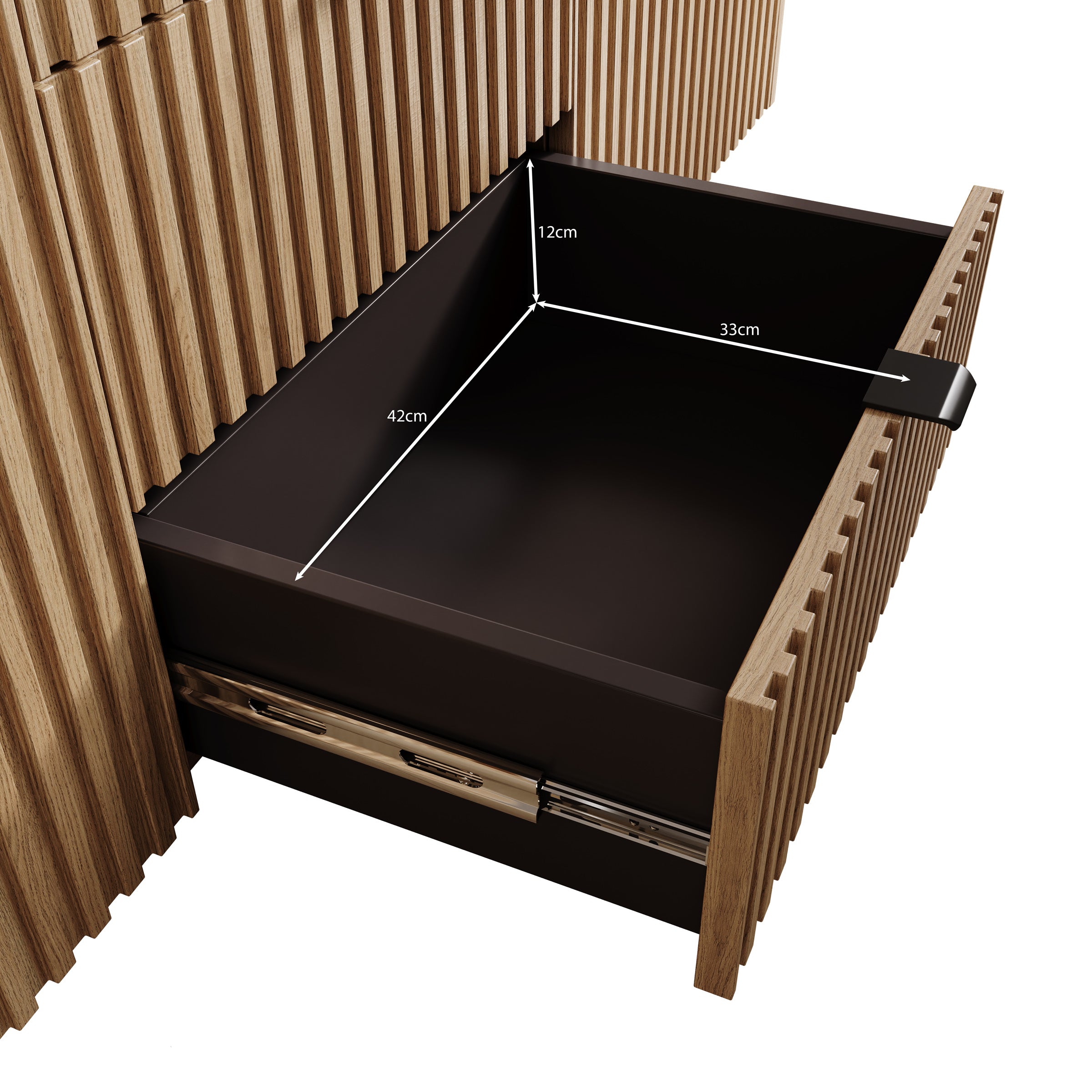 Callahan - Dressoir - Eiken - 150x40x80 cm