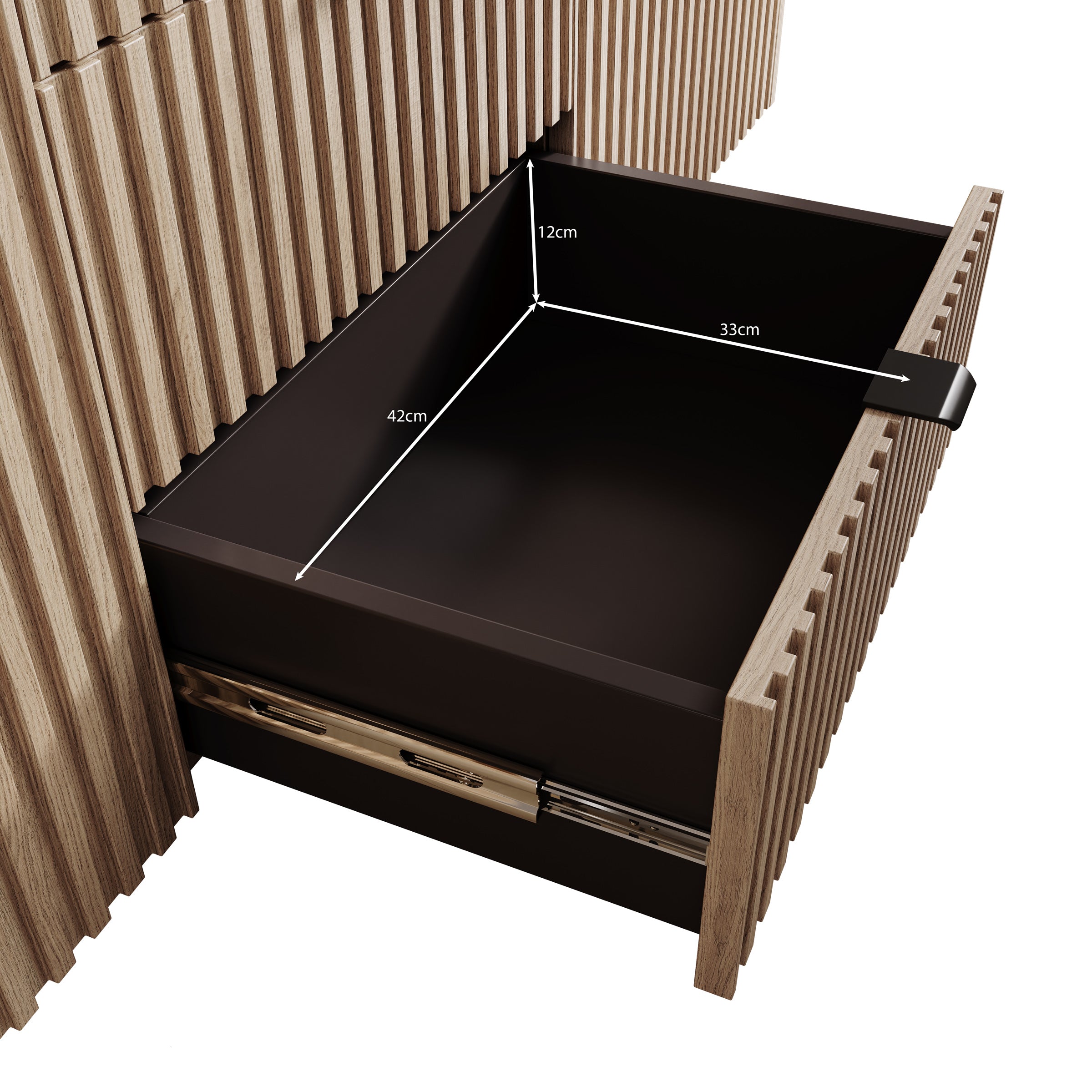 Callahan - Dressoir - Eiken - 150x40x80 cm