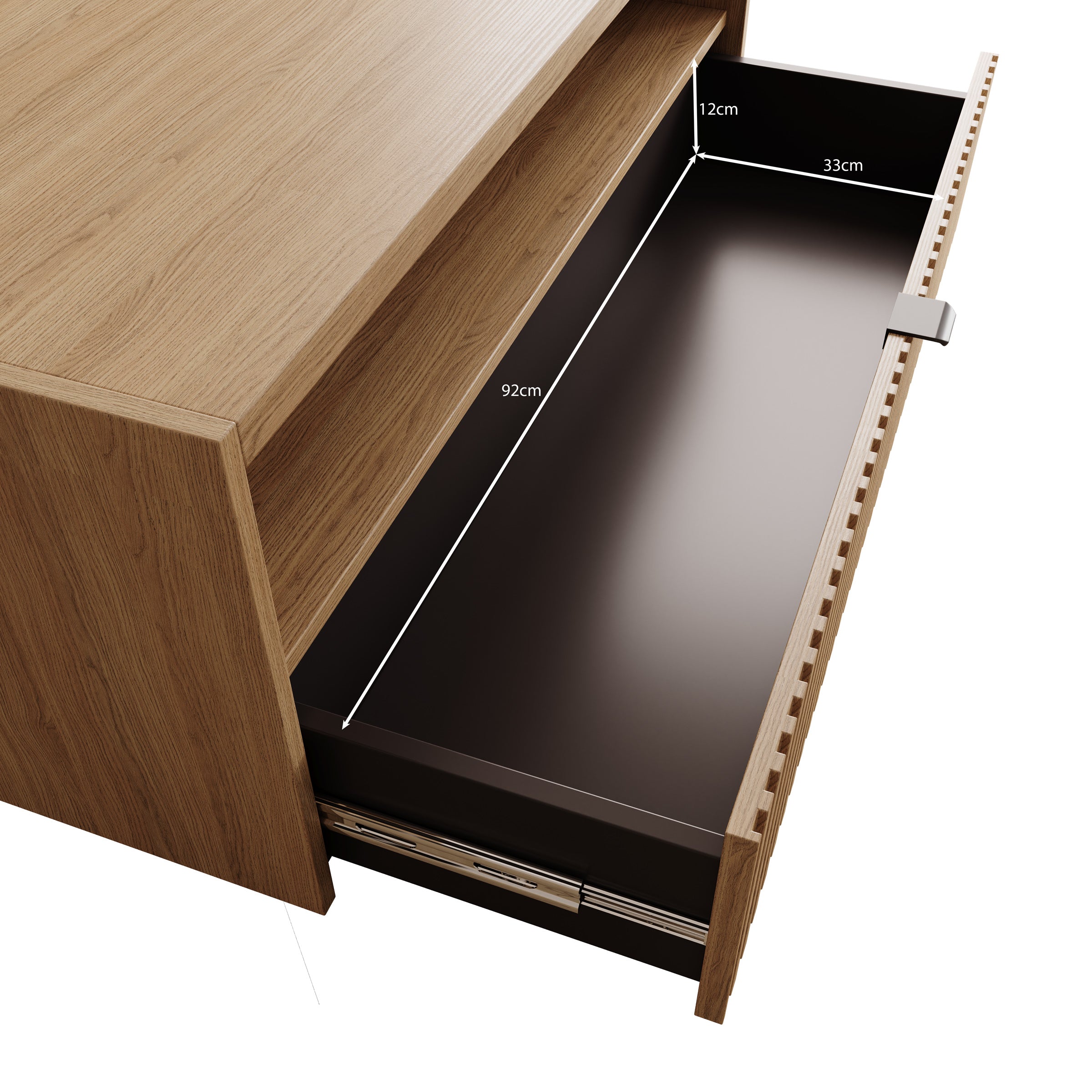Callahan - Salontafel - Eiken - 100x65x42 cm