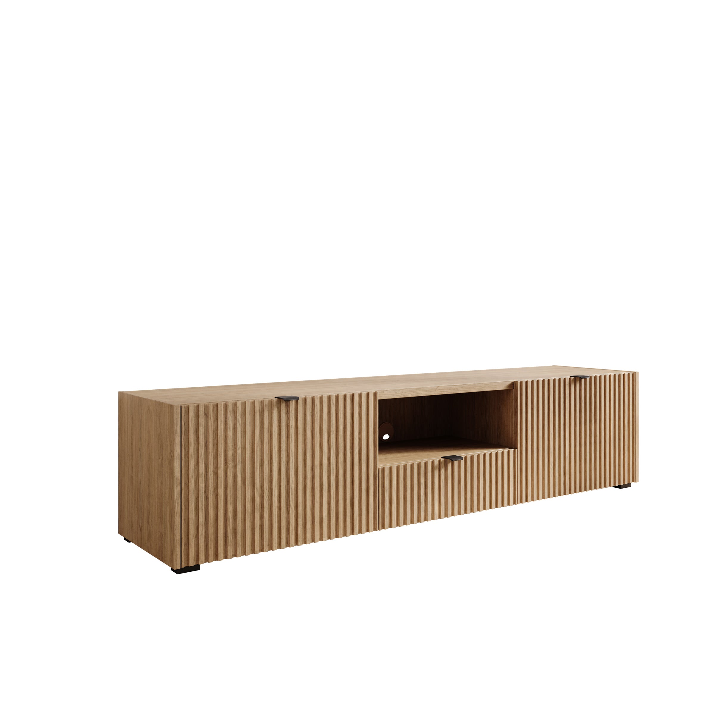 Callahan - TV-Meubel - Eiken - 179x40x42 cm