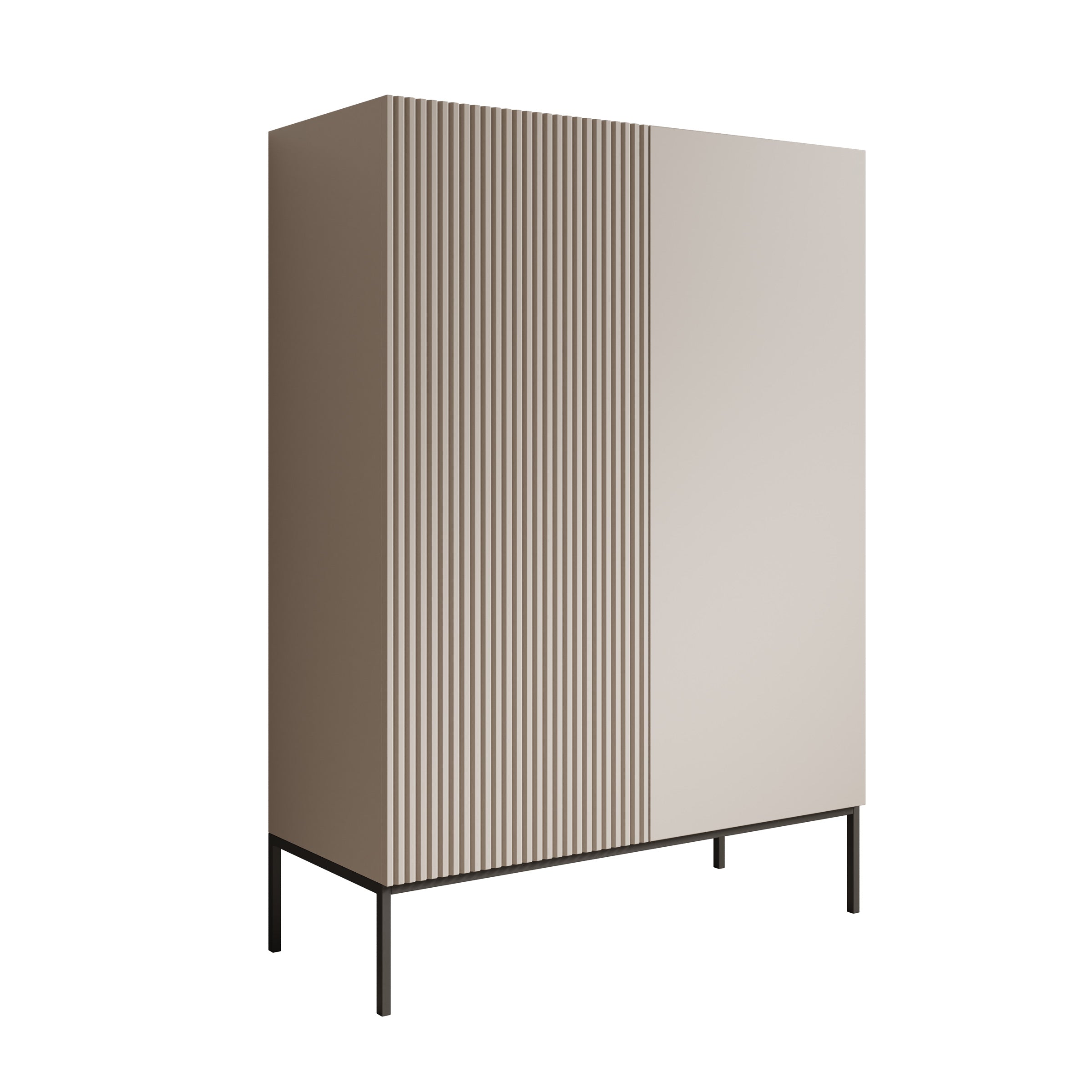 Capri - Dressoir - Beige - 100x42x140 cm