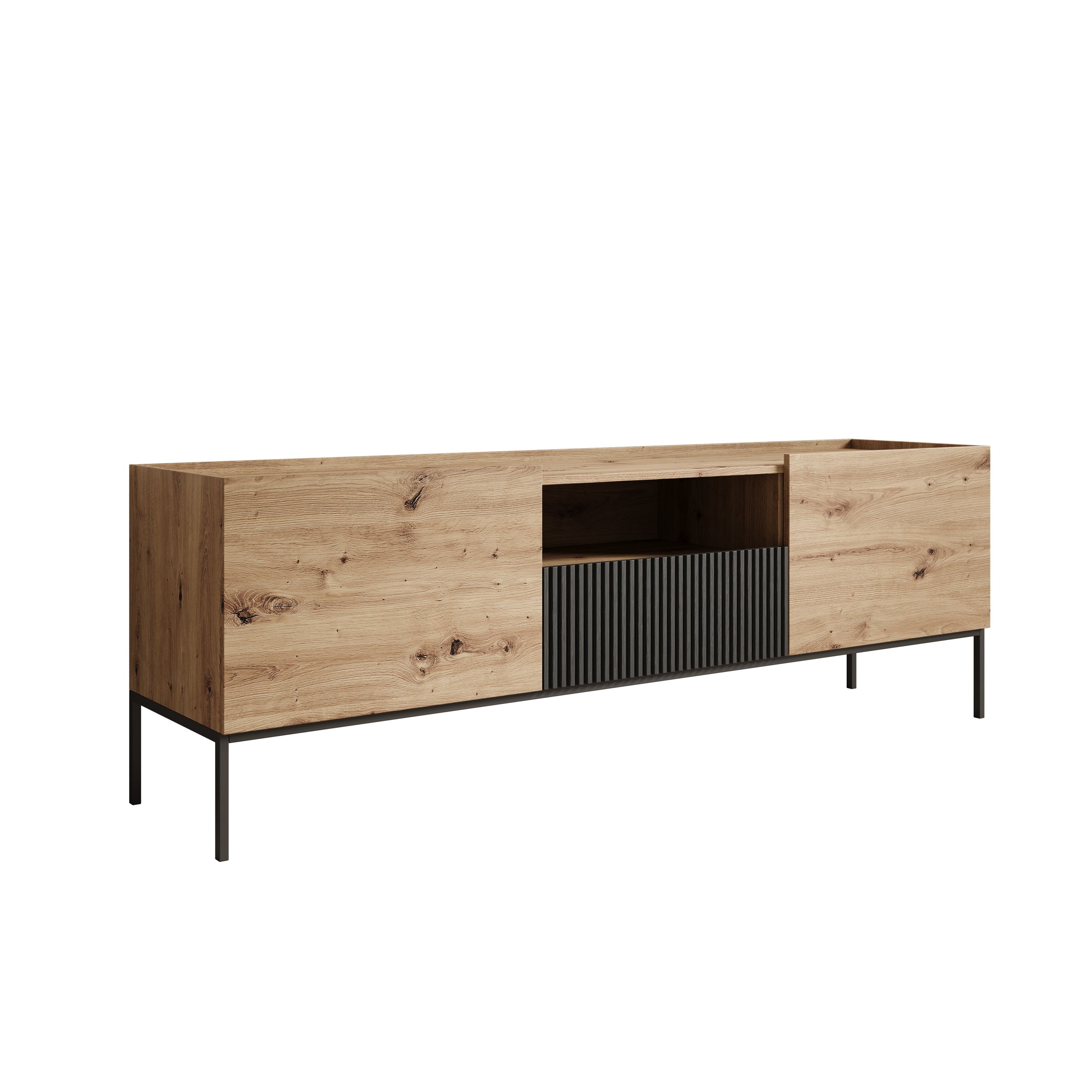 Capri - TV-Meubel - Eiken - 180x42x60 cm