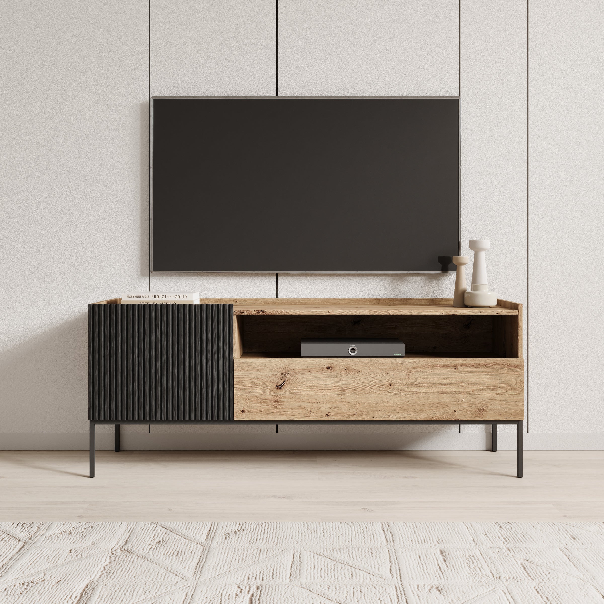 Capri - TV-Meubel - Eiken - 150x42x60 cm