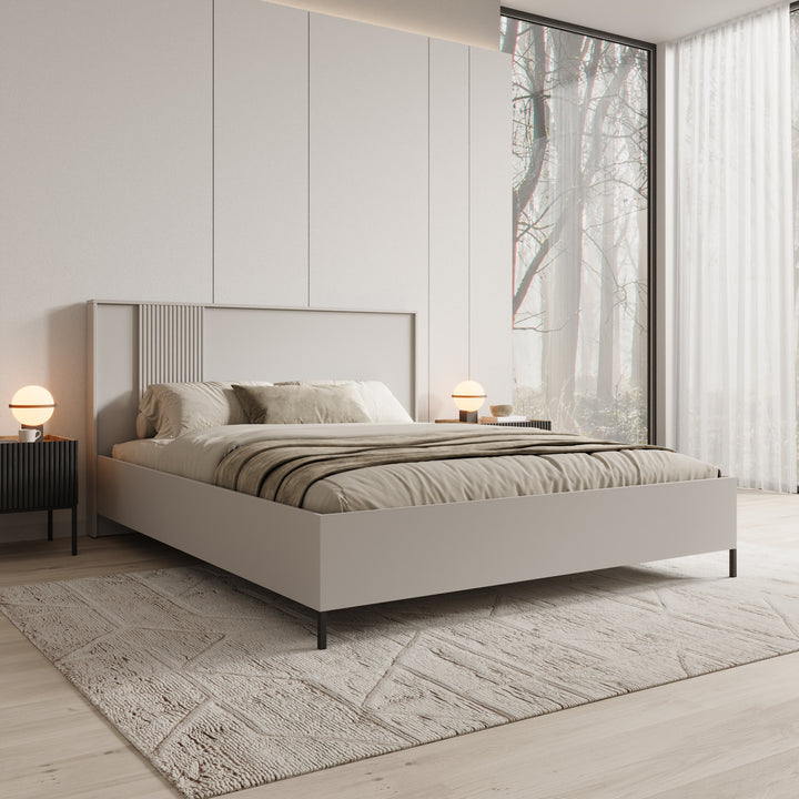 Capri - Tweepersoonsbed - Beige - 160x200 cm