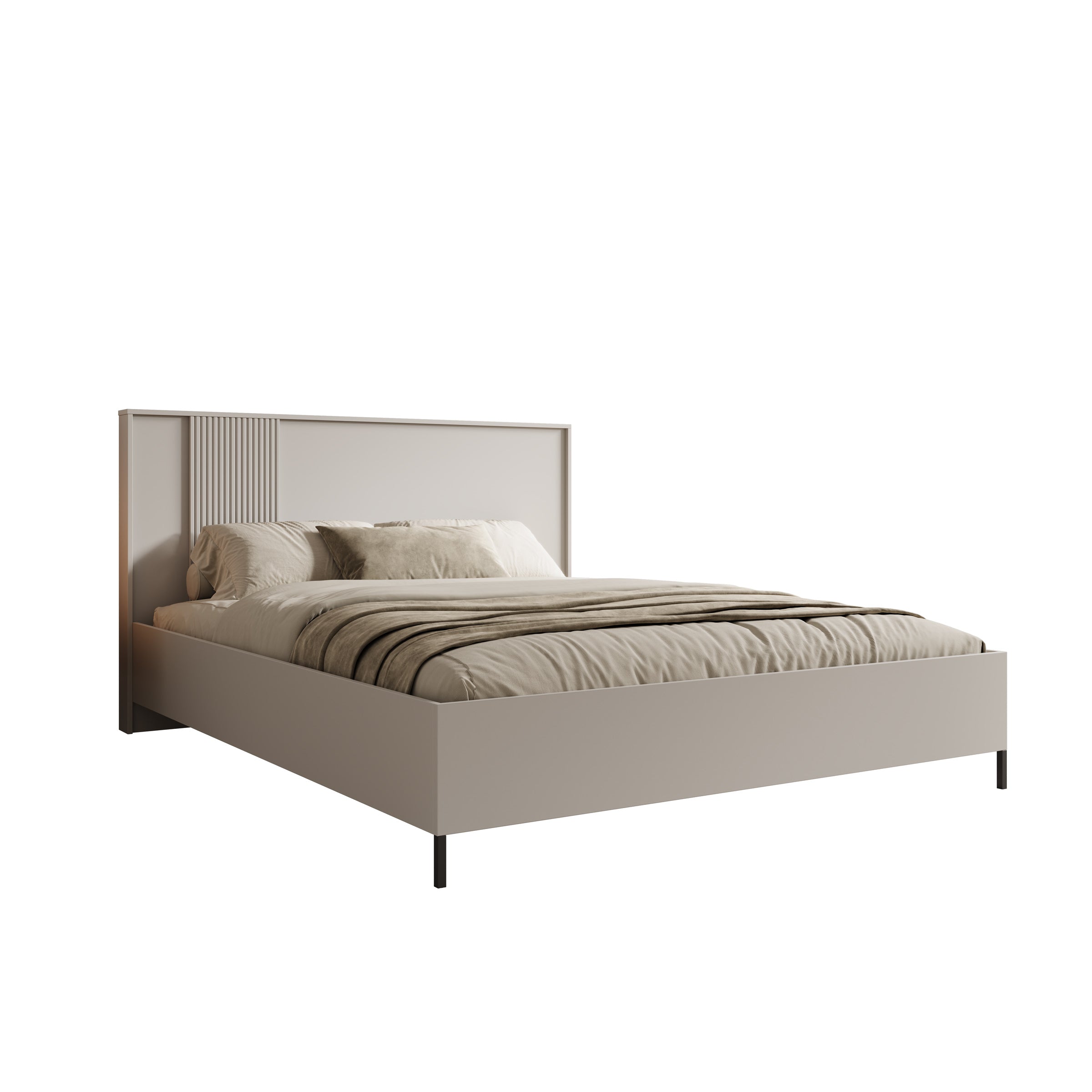 Capri - Tweepersoonsbed - Beige - 160x200 cm