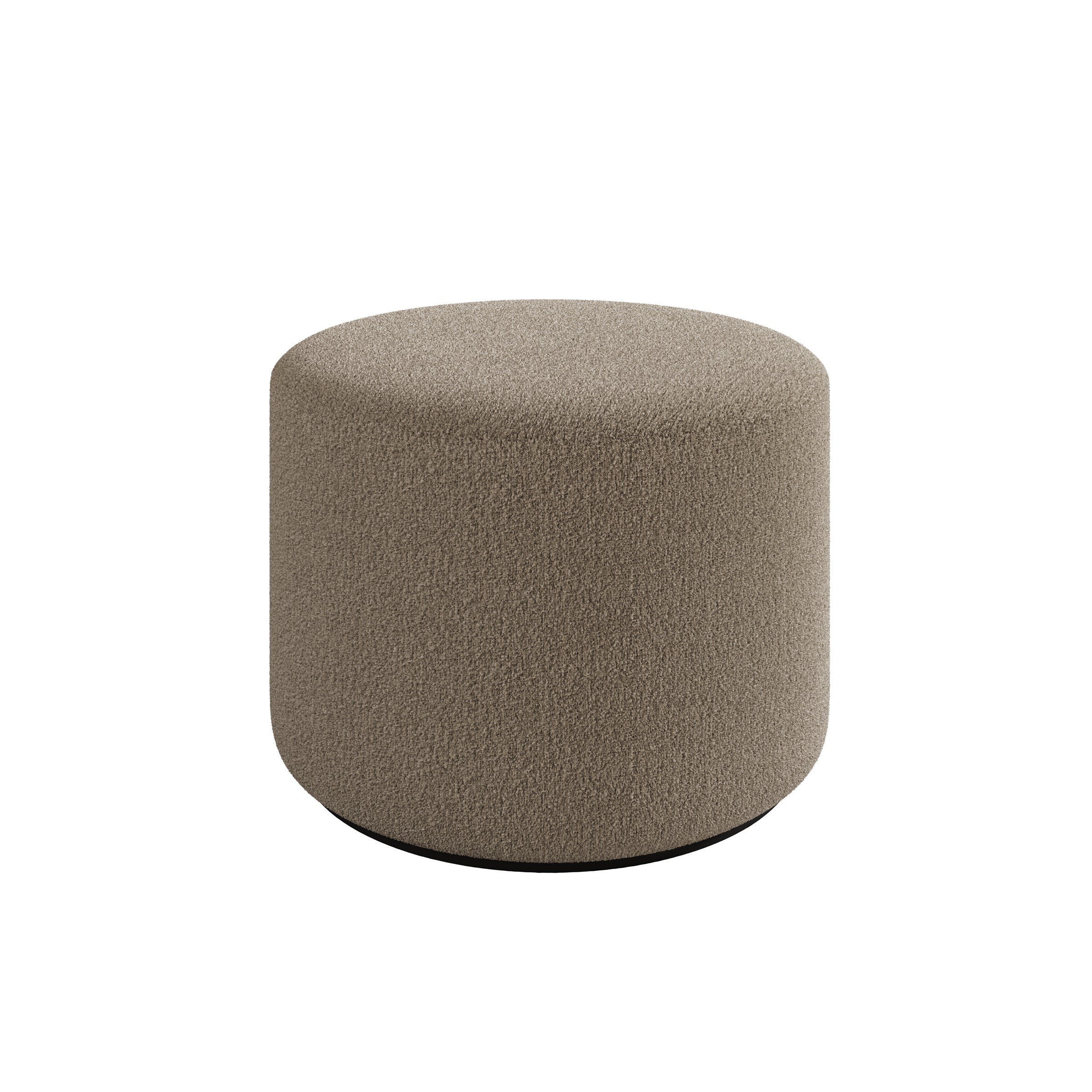 Caracas - Poef - Stof beige - 61x61x44 cm