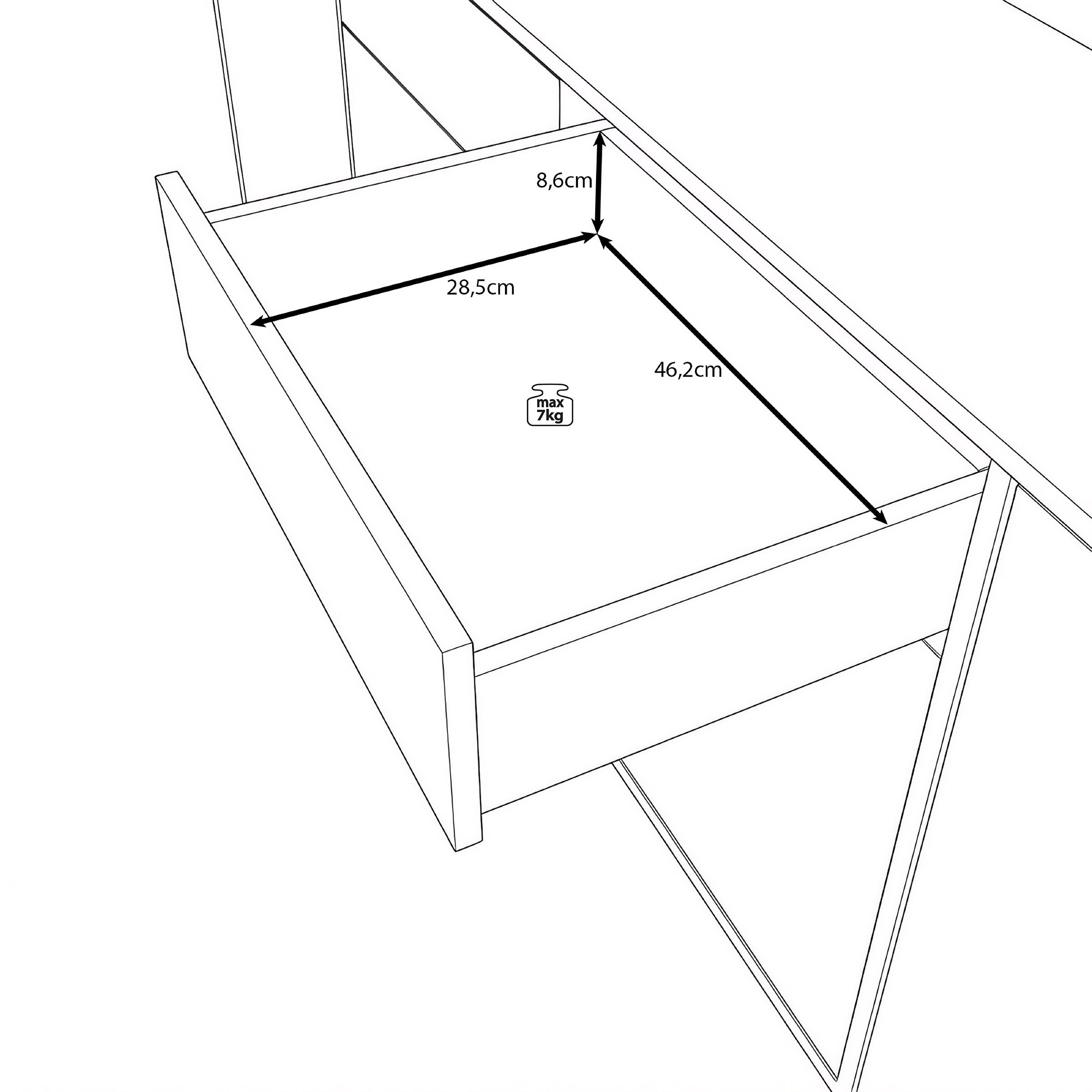 Cavero - Dressoir - Beige - 209x37x83 cm