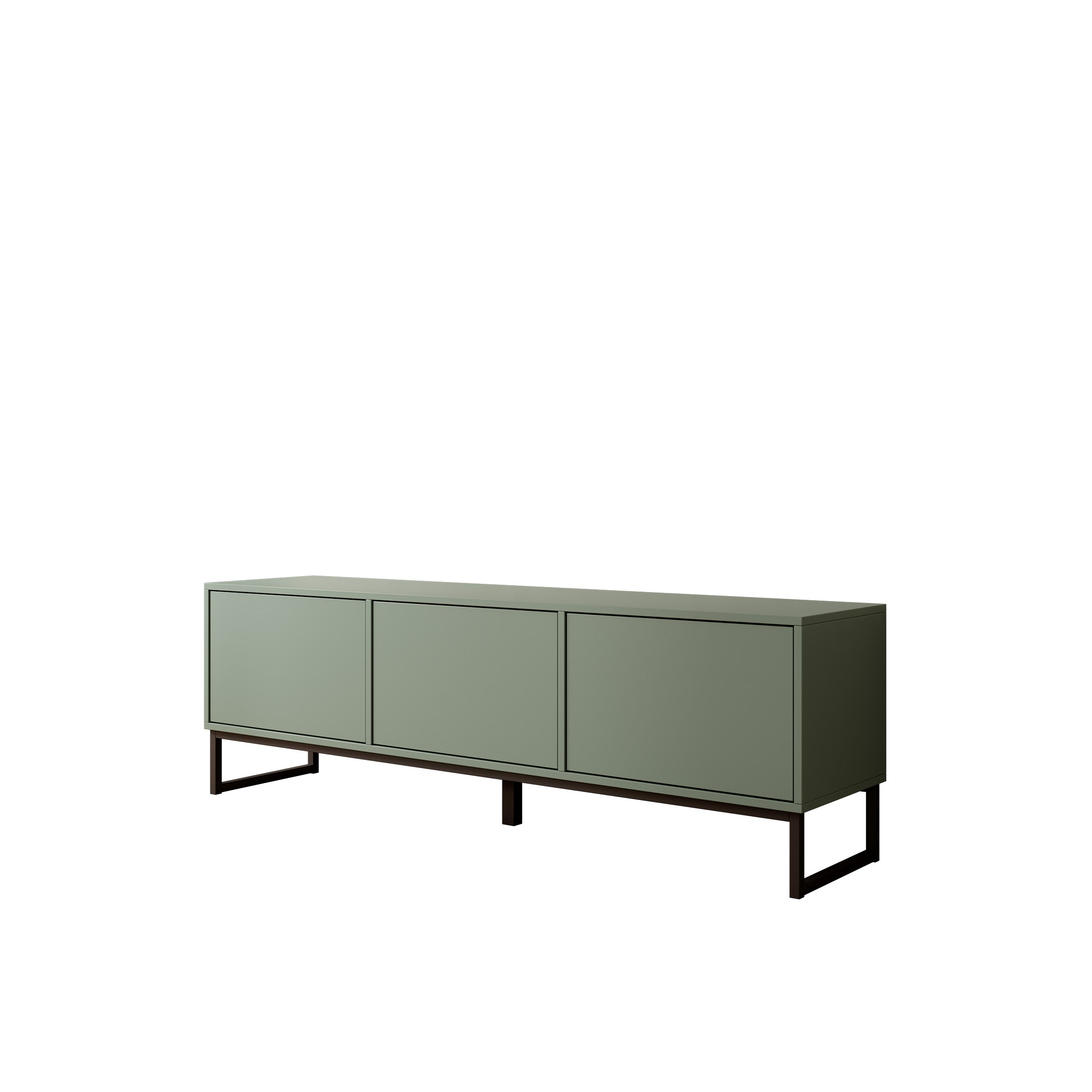 Cavero - TV-Meubel - Groen - 157x37x50 cm