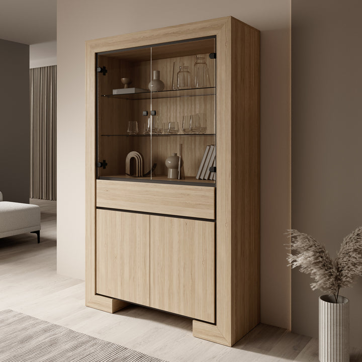 Cayuga - Buffetkast - Eiken - 113x41x185 cm