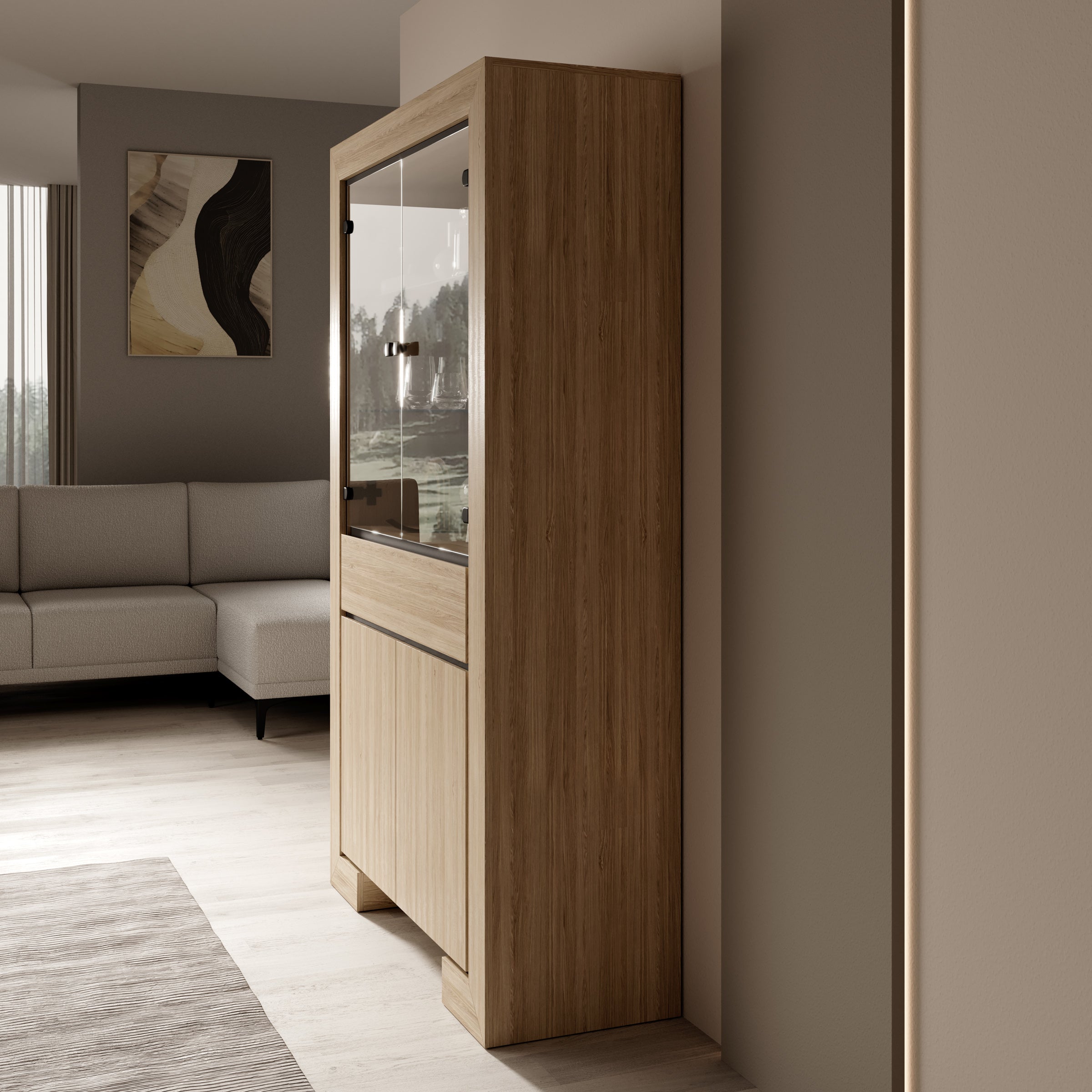 Cayuga - Buffetkast - Eiken - 113x41x185 cm