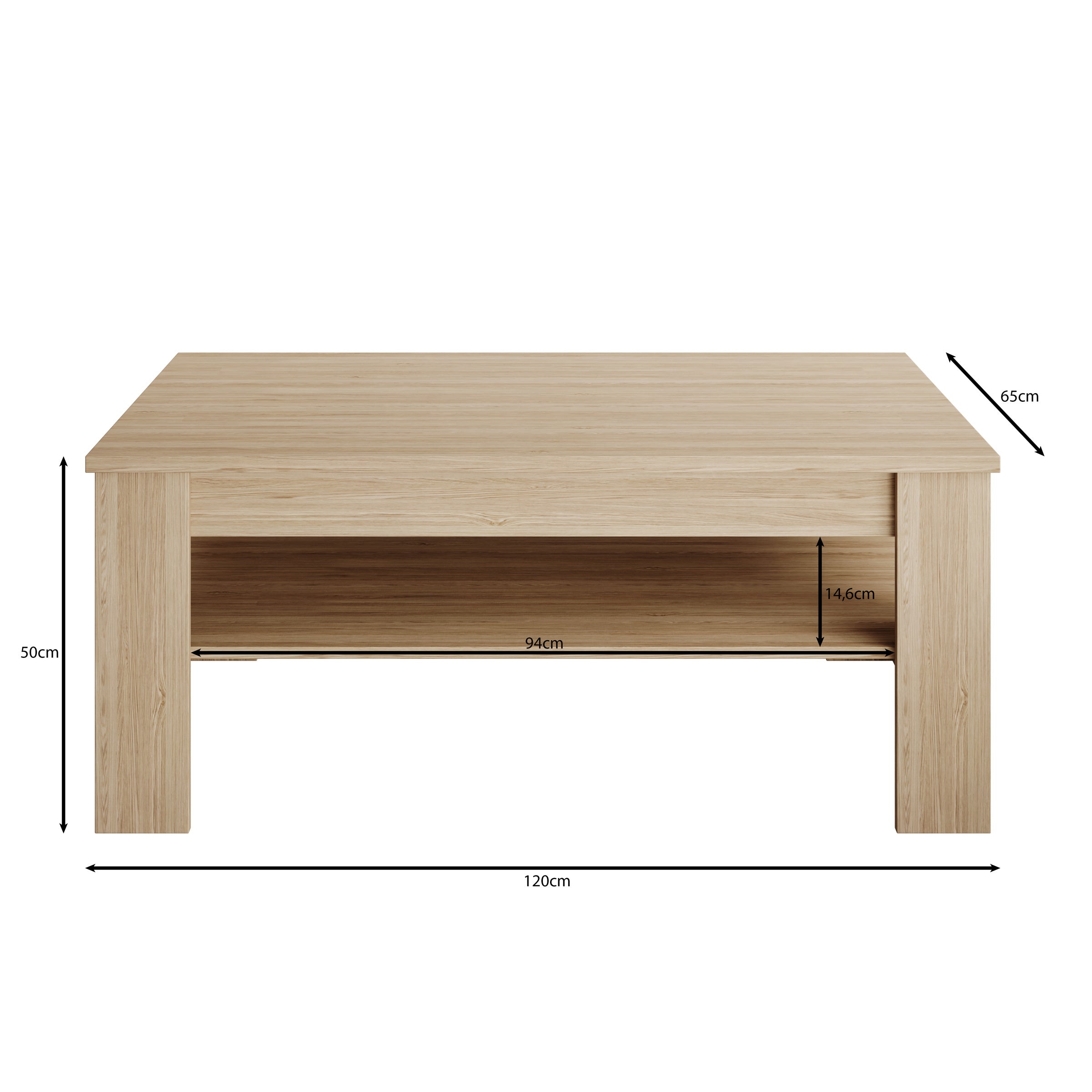 Cayuga - Salontafel - Eiken