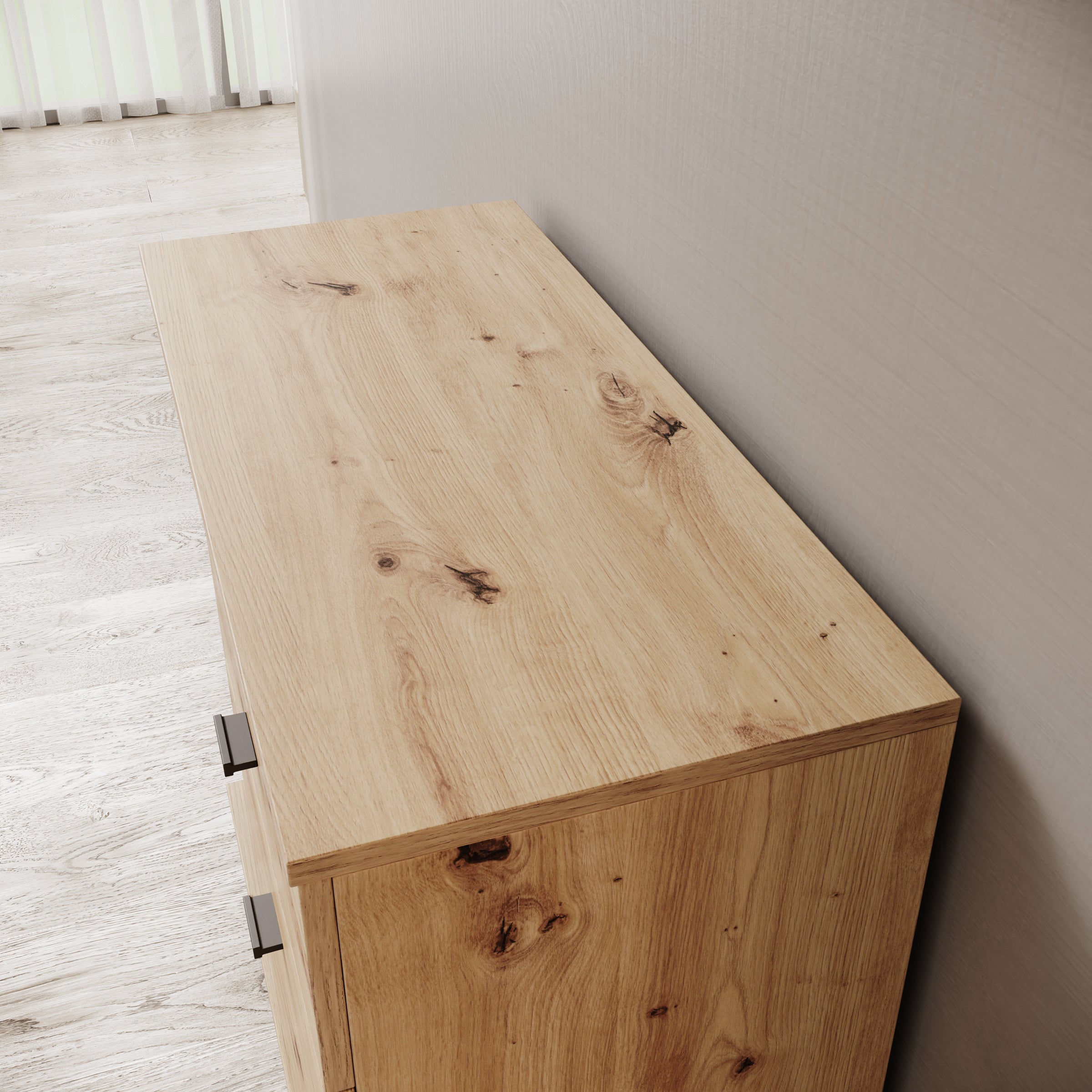 Celeste - Dressoir - Eikenpatroon - 77x35x73 cm