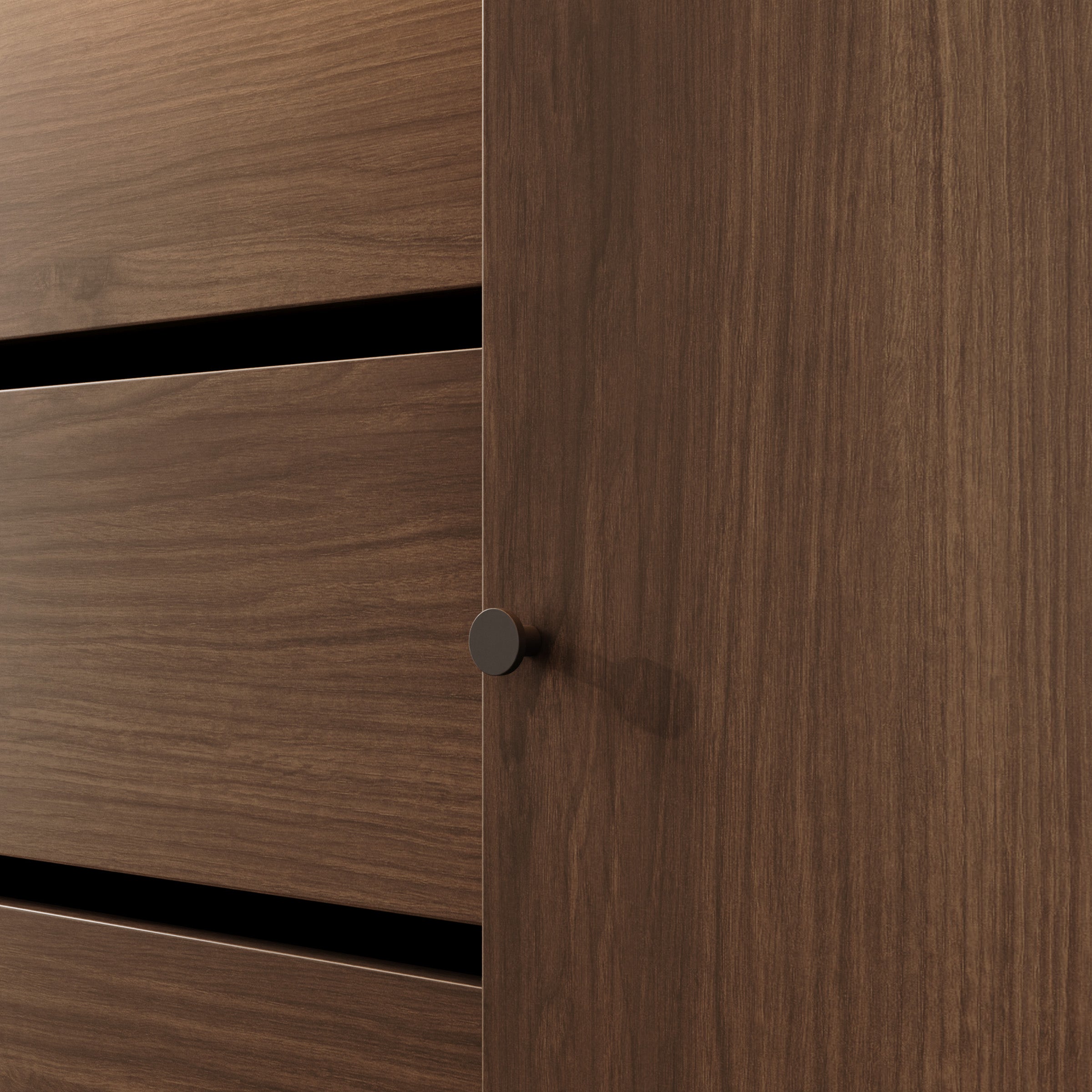 Charro - Dressoir met verlichting - Walnootpatroon - 150x40x83 cm
