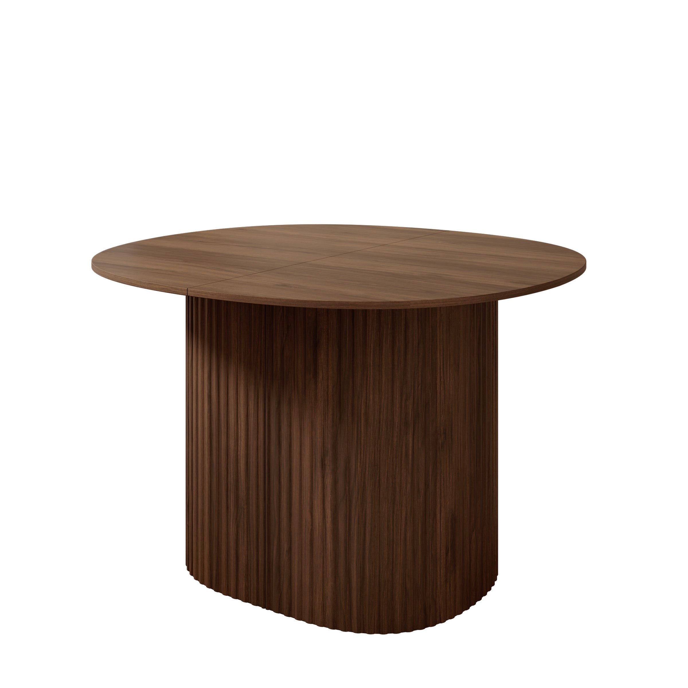 Cirello - Eetkamertafel uitschuifbaar - Walnootpatroon - 120x110x77 cm