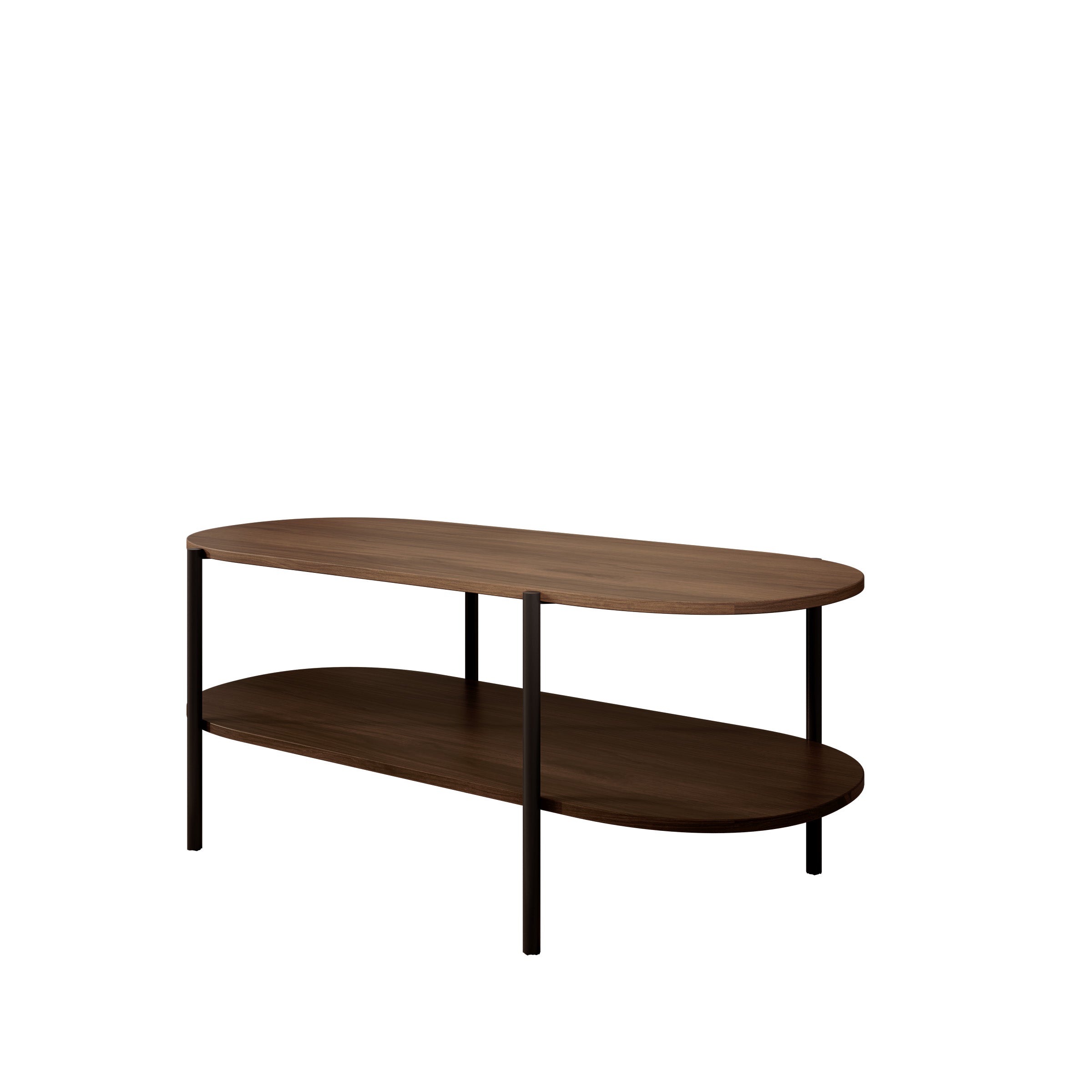 Cirello - Salontafel - Walnootpatroon - 110x50x46 cm
