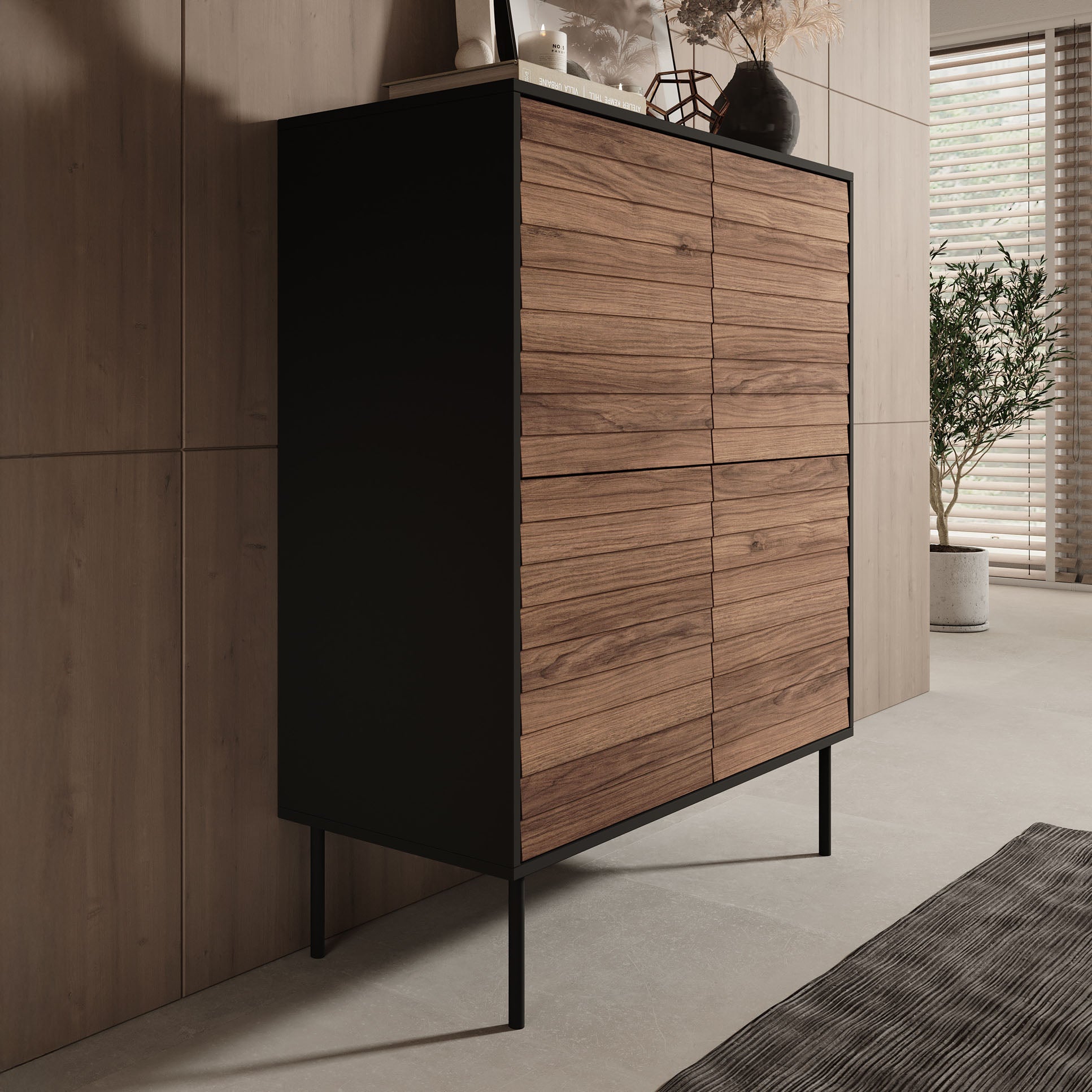 Cordoba - Dressoir - Eiken - 102x40x118 cm