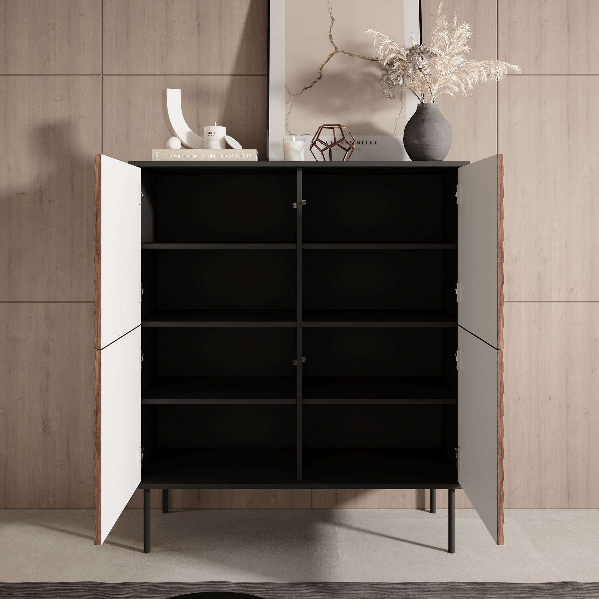 Cordoba - Dressoir - Eiken - 102x40x118 cm