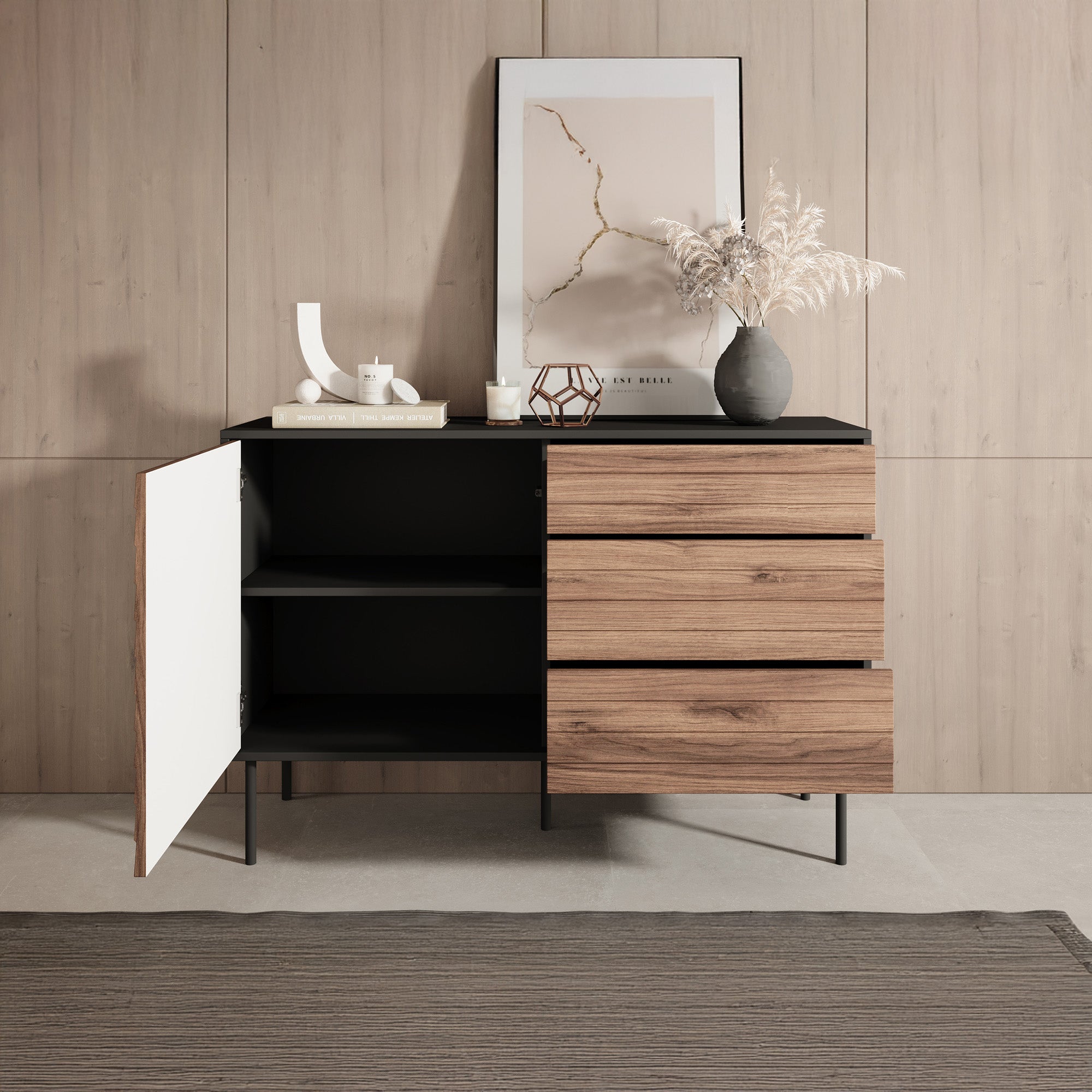 Cordoba - Dressoir - Eiken - 120x40x81 cm
