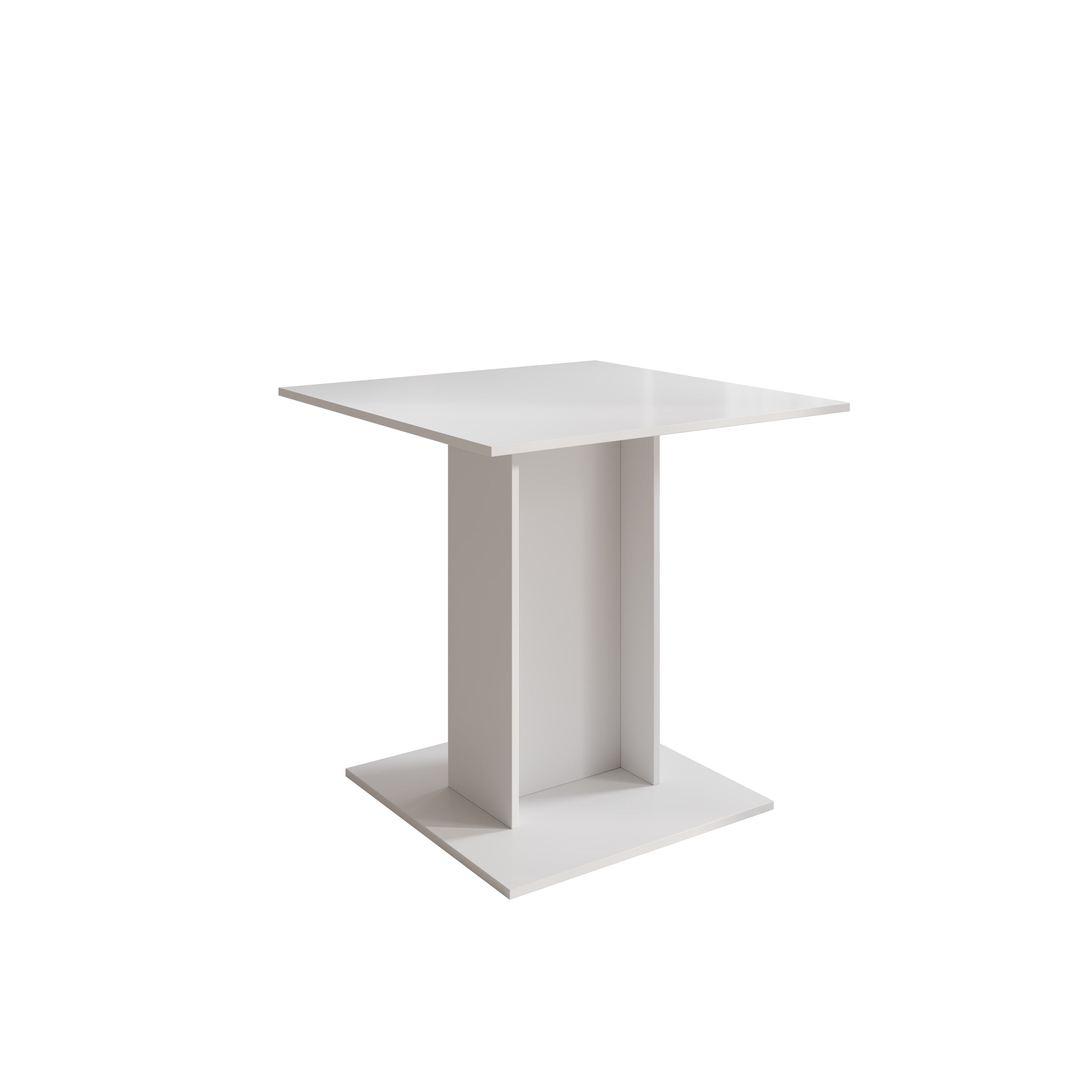 Cova - Eetkamertafel - Wit - 80x80x76 cm