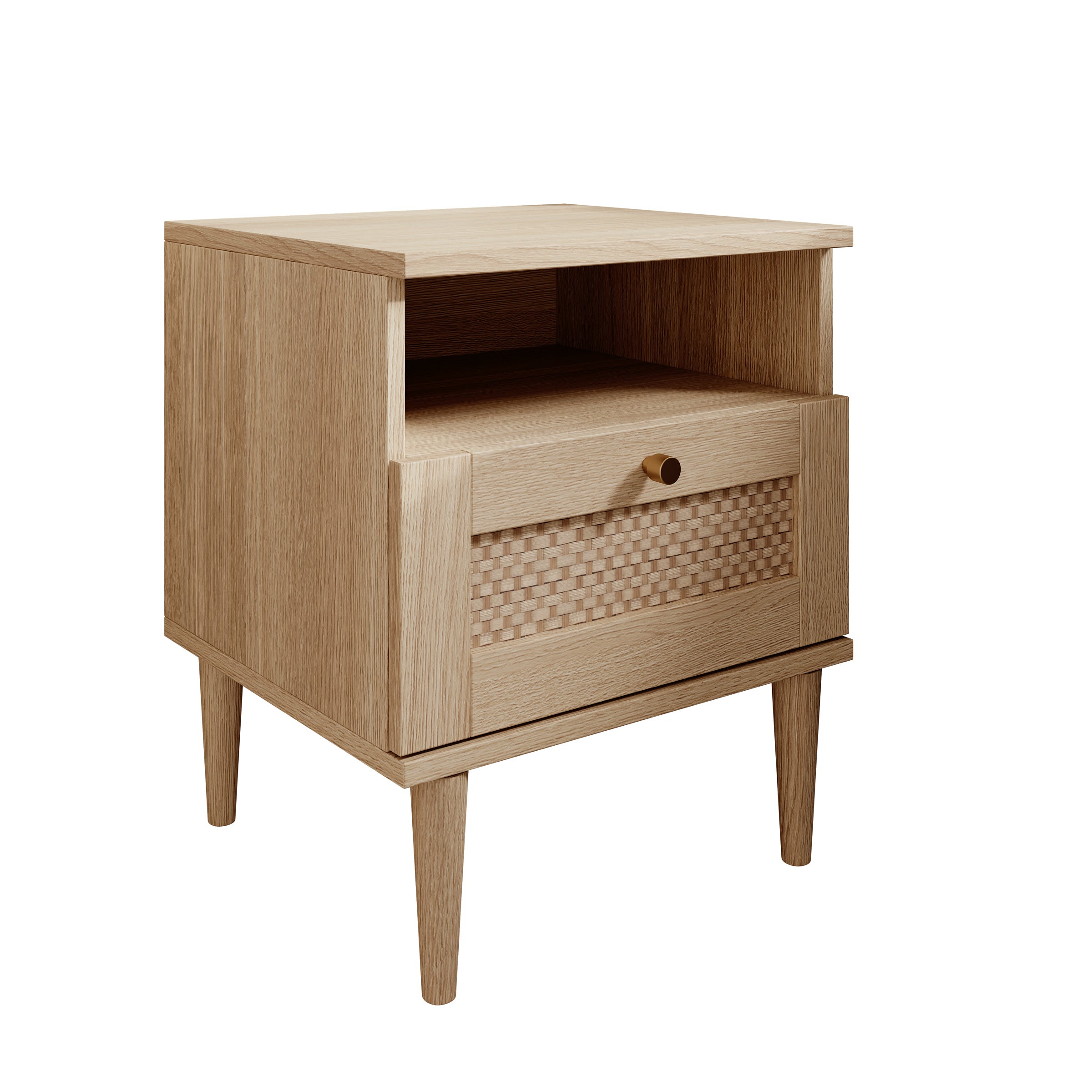 Crimson - Nachtkastje - Eiken - 45x41x55 cm