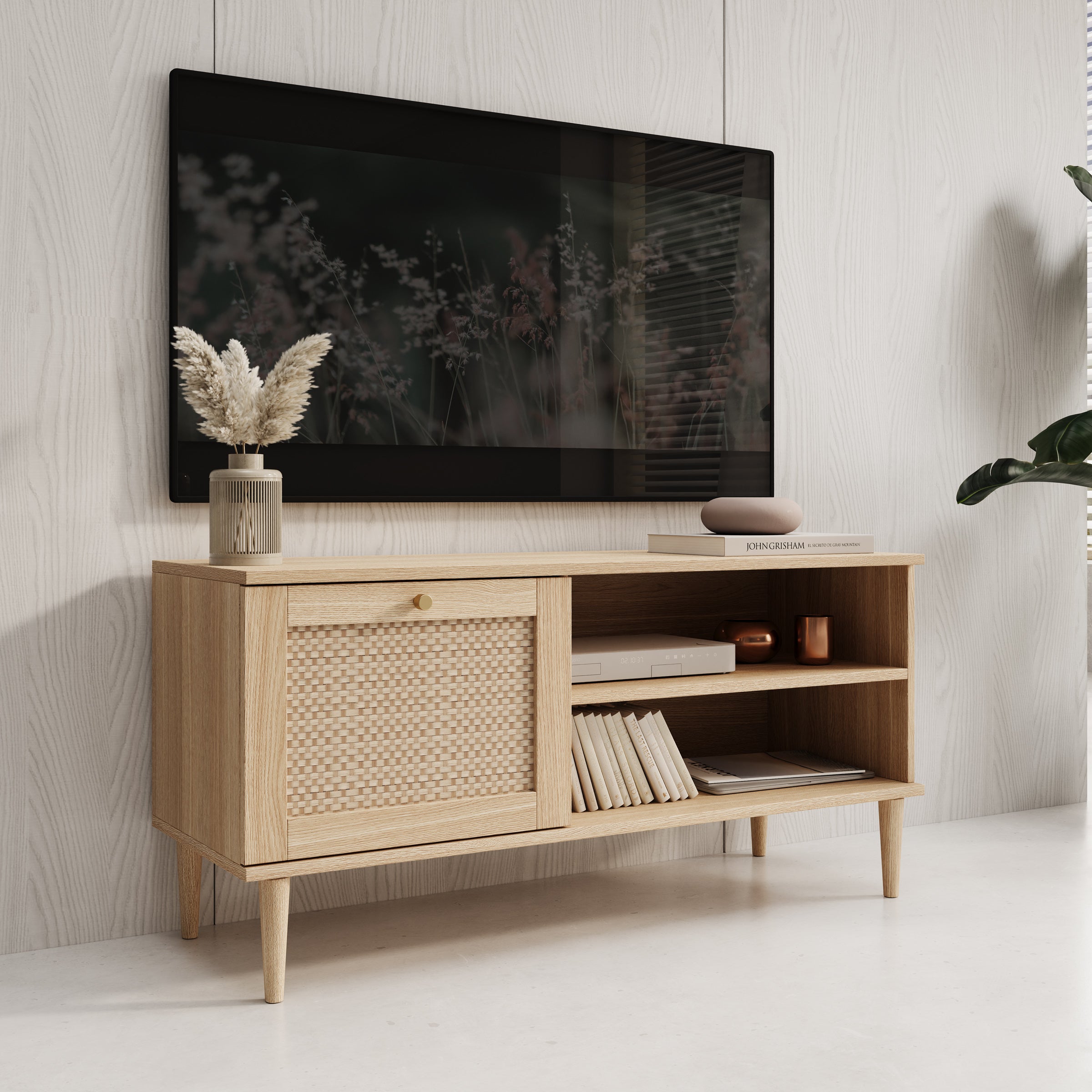 Crimson - TV-Meubel - Eiken - 120x41x58 cm