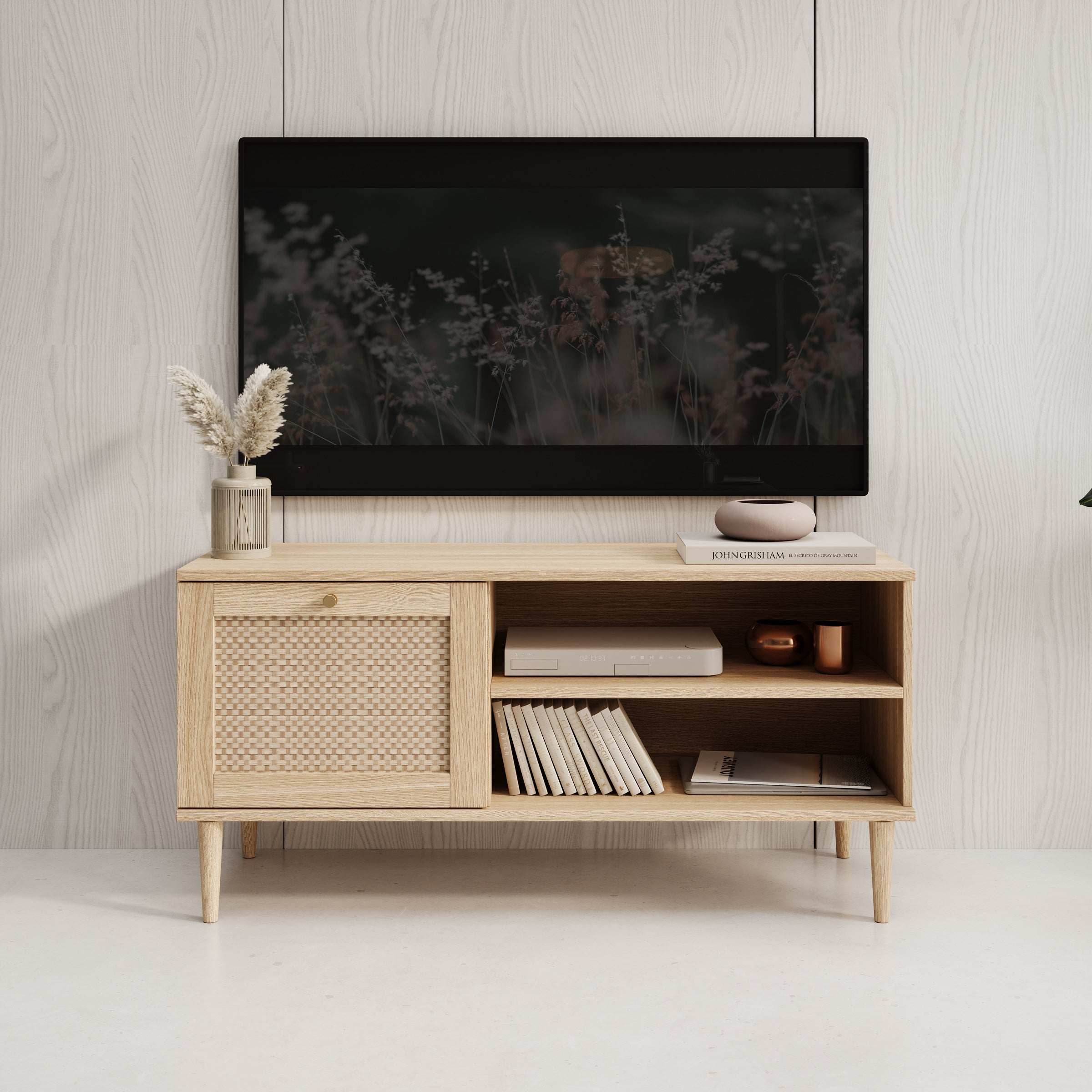 Crimson - TV-Meubel - Eiken - 120x41x58 cm