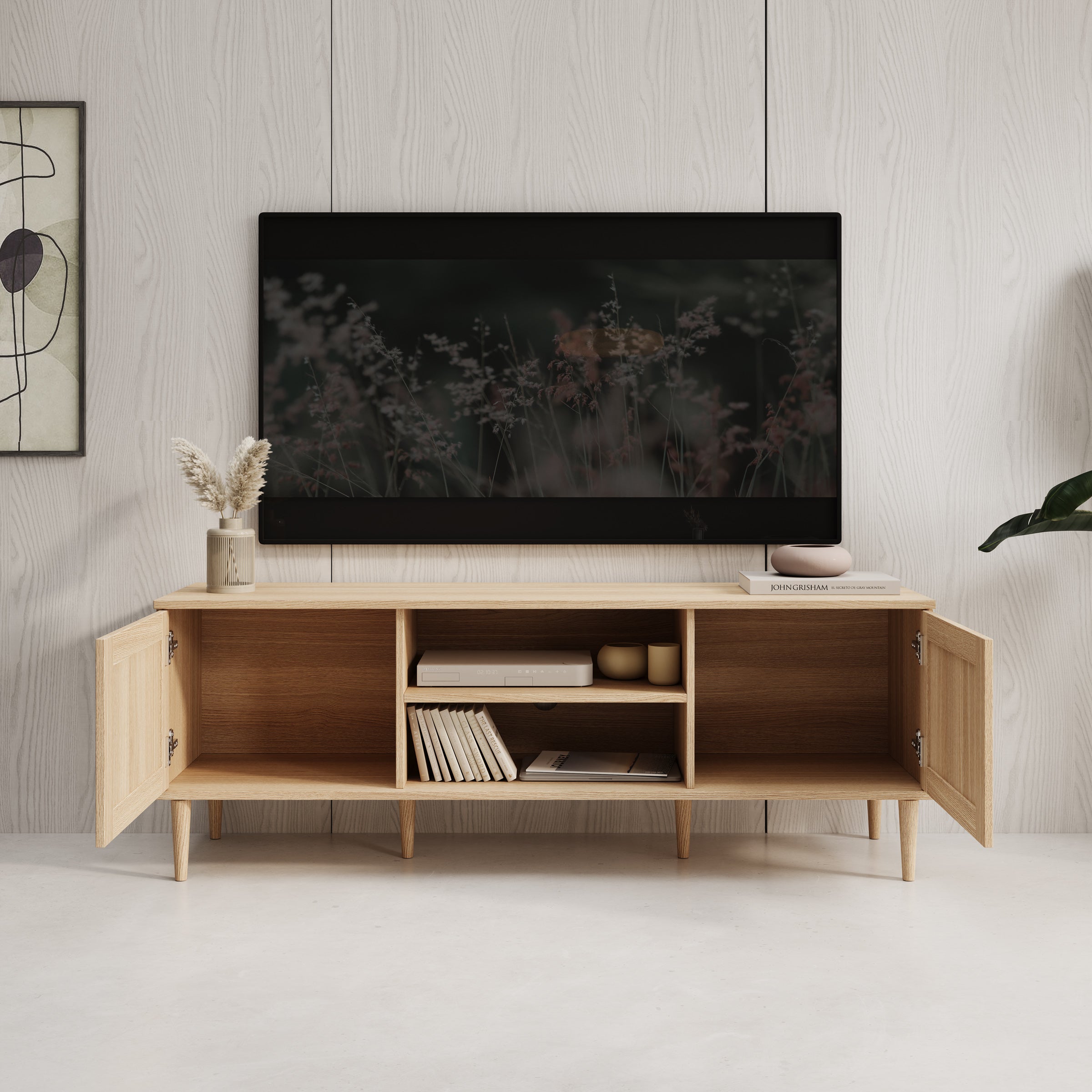 Crimson - TV-Meubel - Eiken - 160x41x58 cm