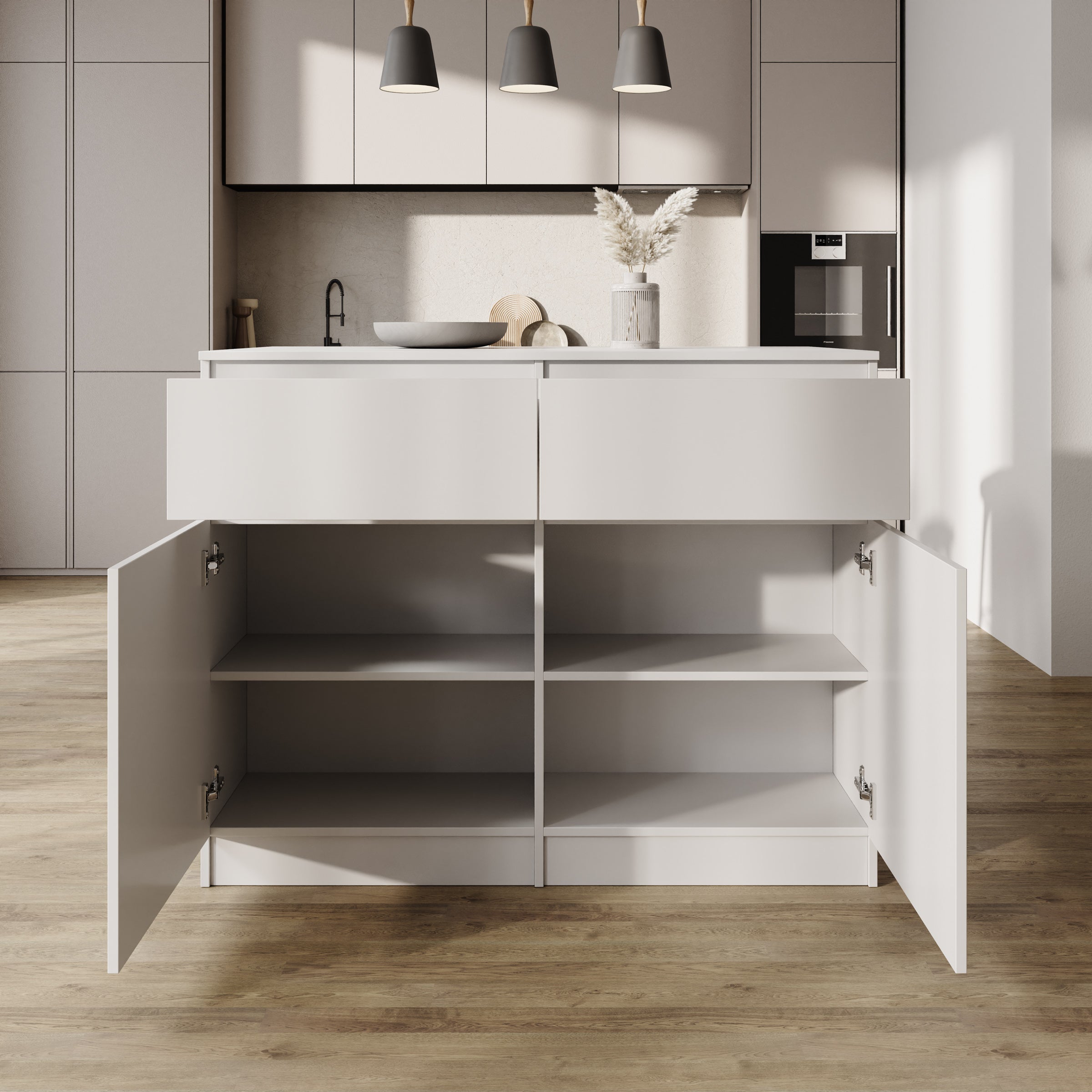 Culla - Keukeneiland - Wit - 120x74x95 cm