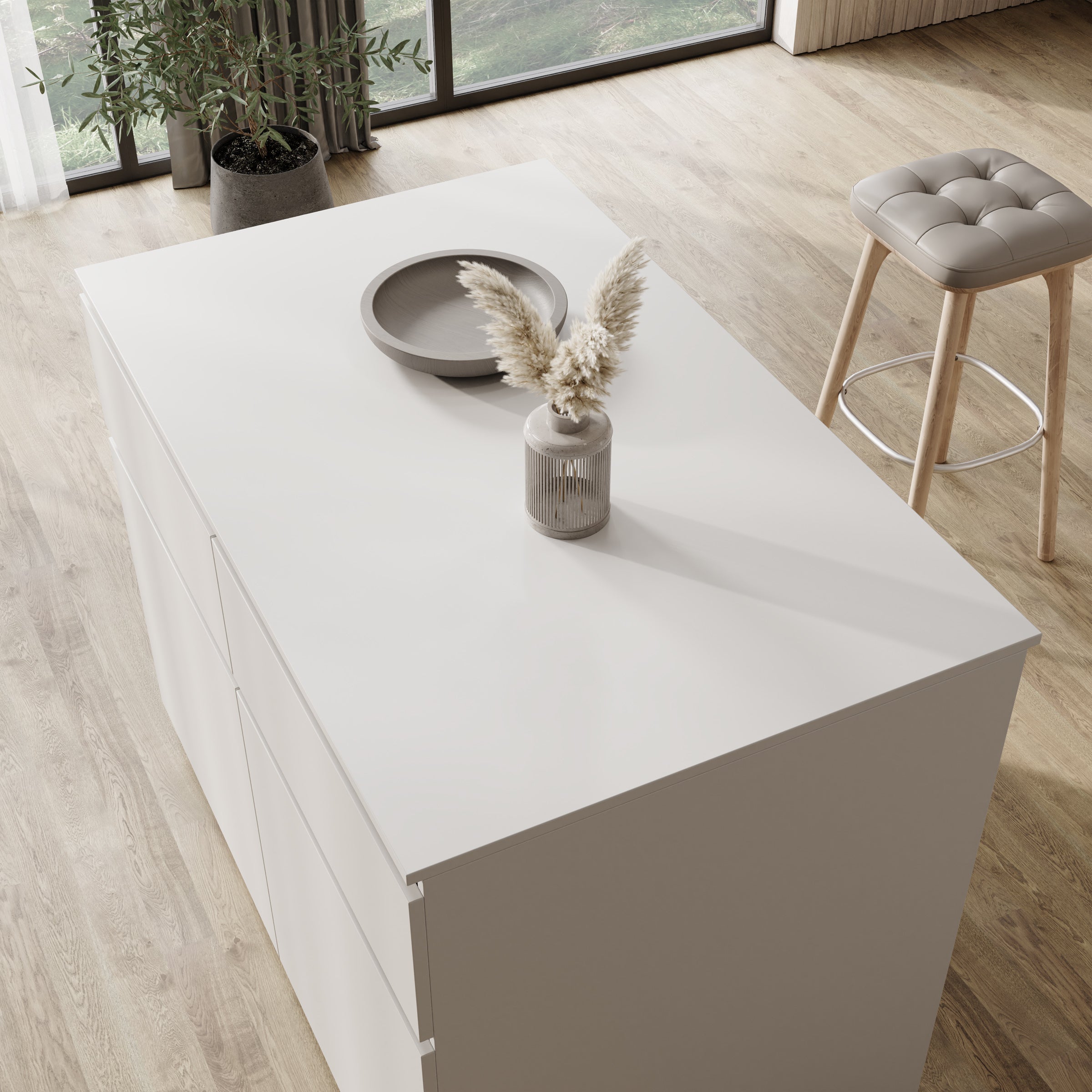 Culla - Keukeneiland - Wit - 120x74x95 cm