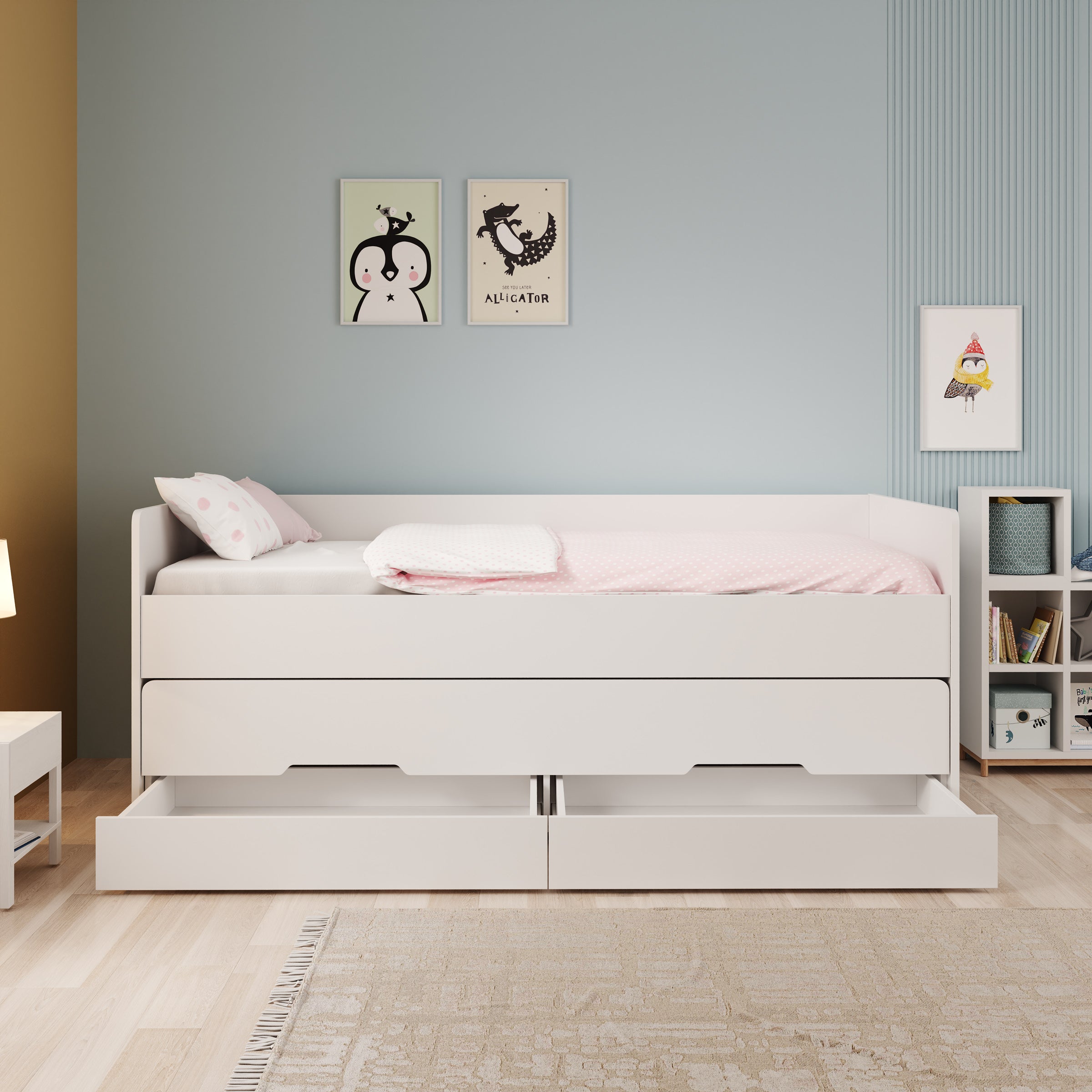 Daiquiri - Kinderbed - Wit - 203x94x83 cm