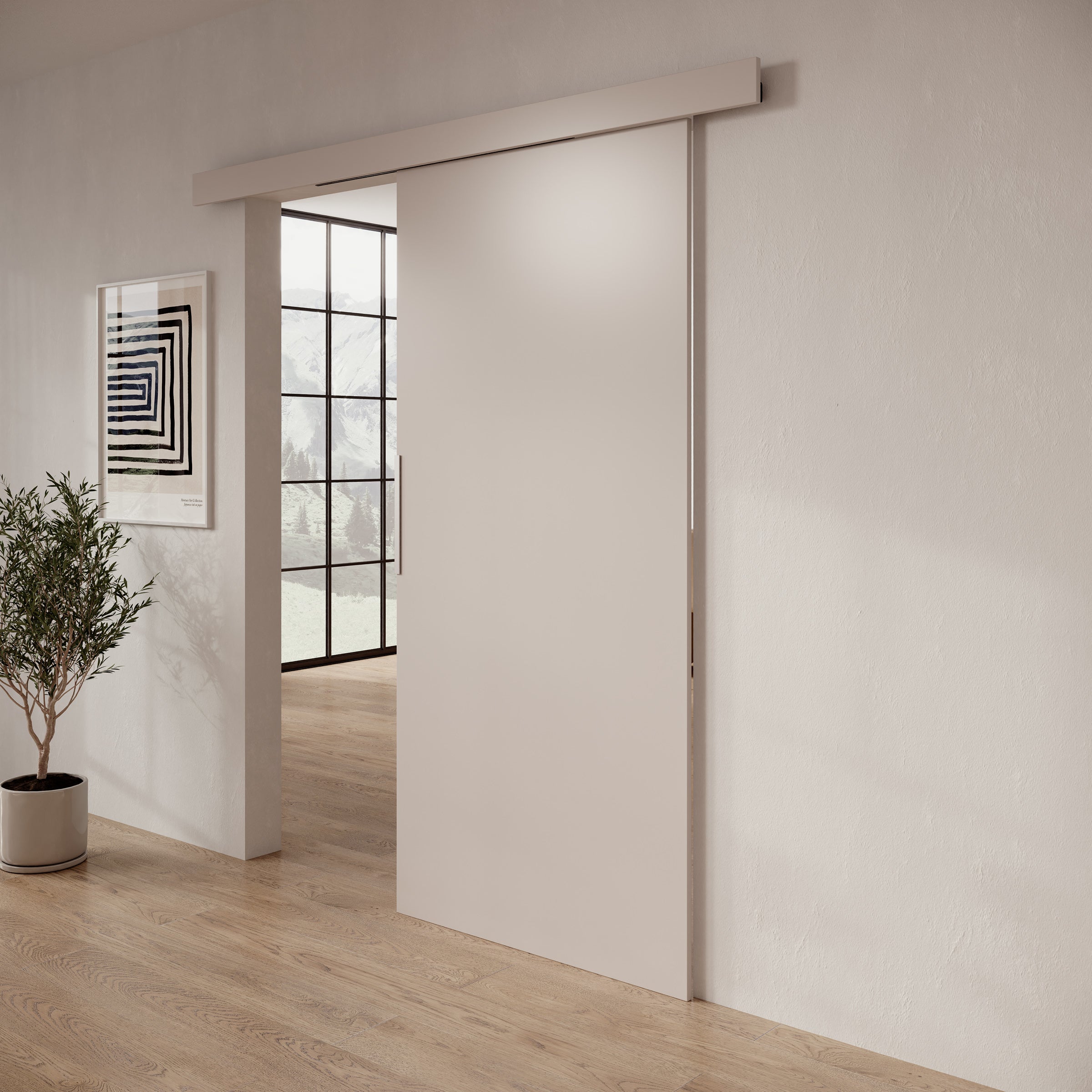 Darian - Schuifdeur - Beige - 96x205 cm