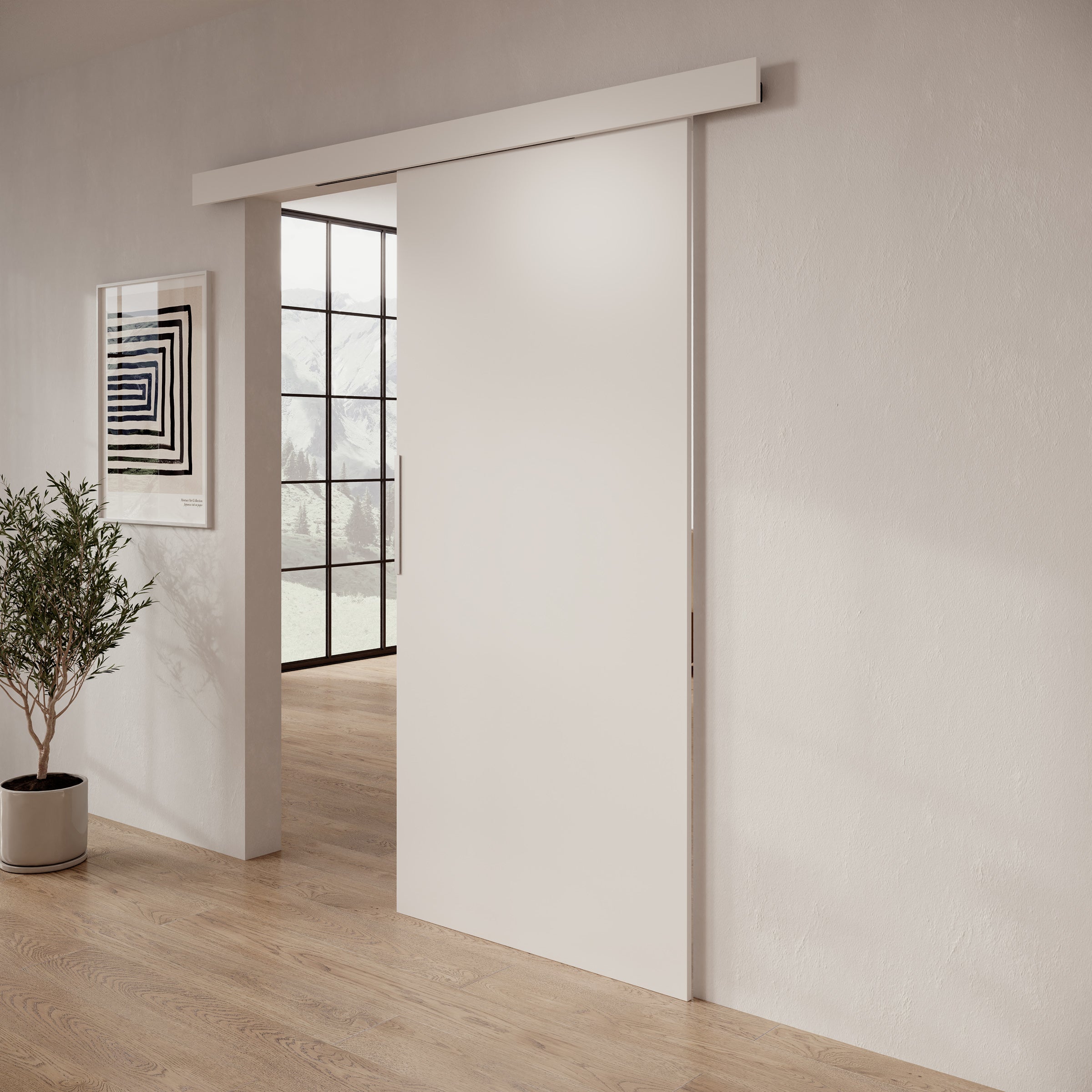 Darian - Schuifdeur - Wit - 96x205 cm