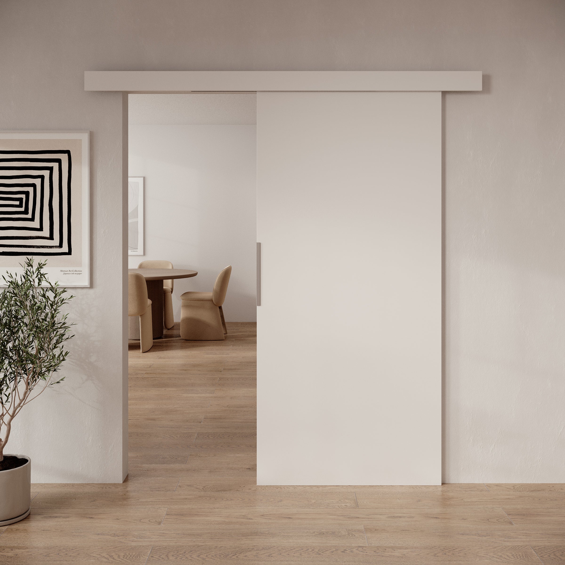 Darian - Schuifdeur - Wit - 96x205 cm